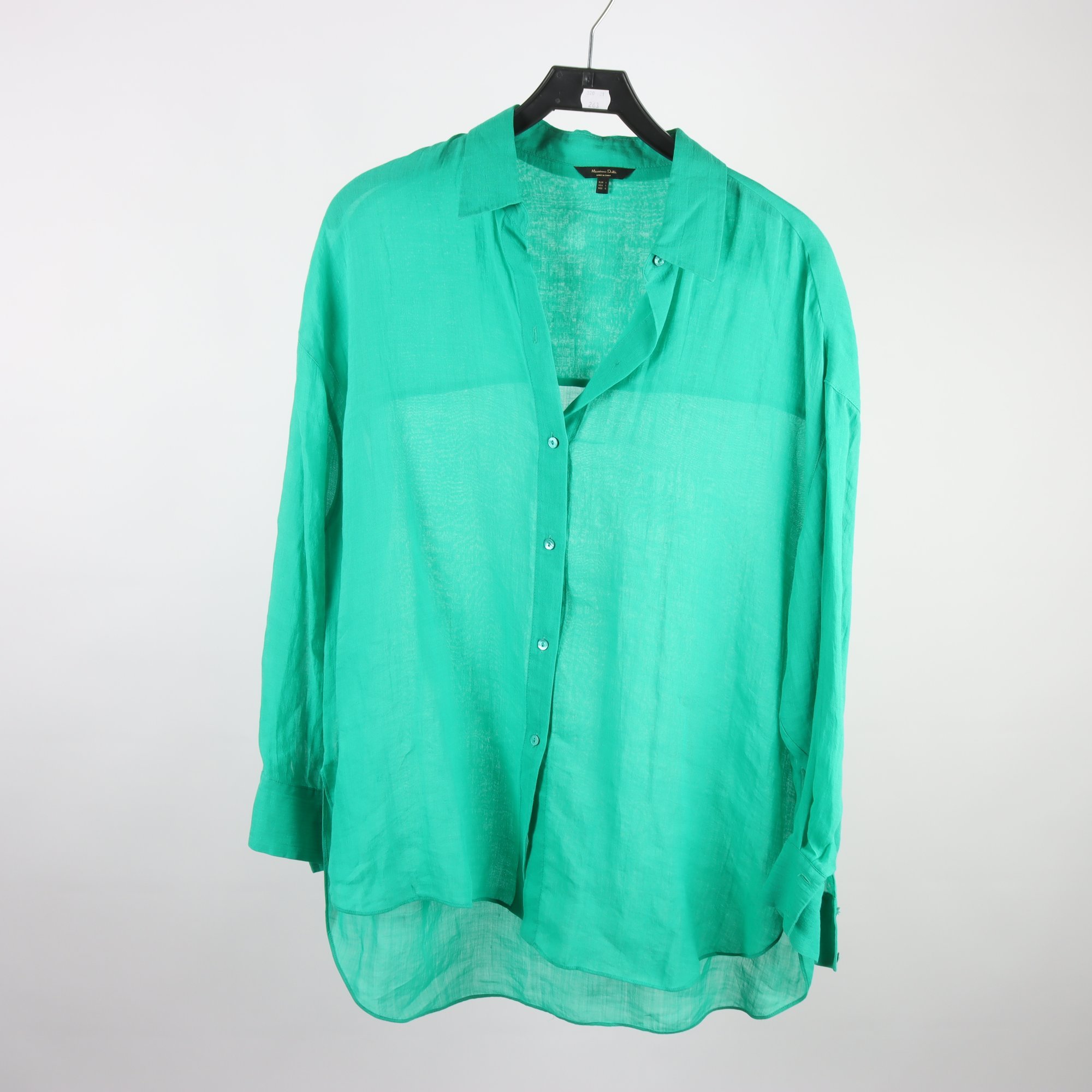 Blus, Massimo Dutti, grön, stl. L.