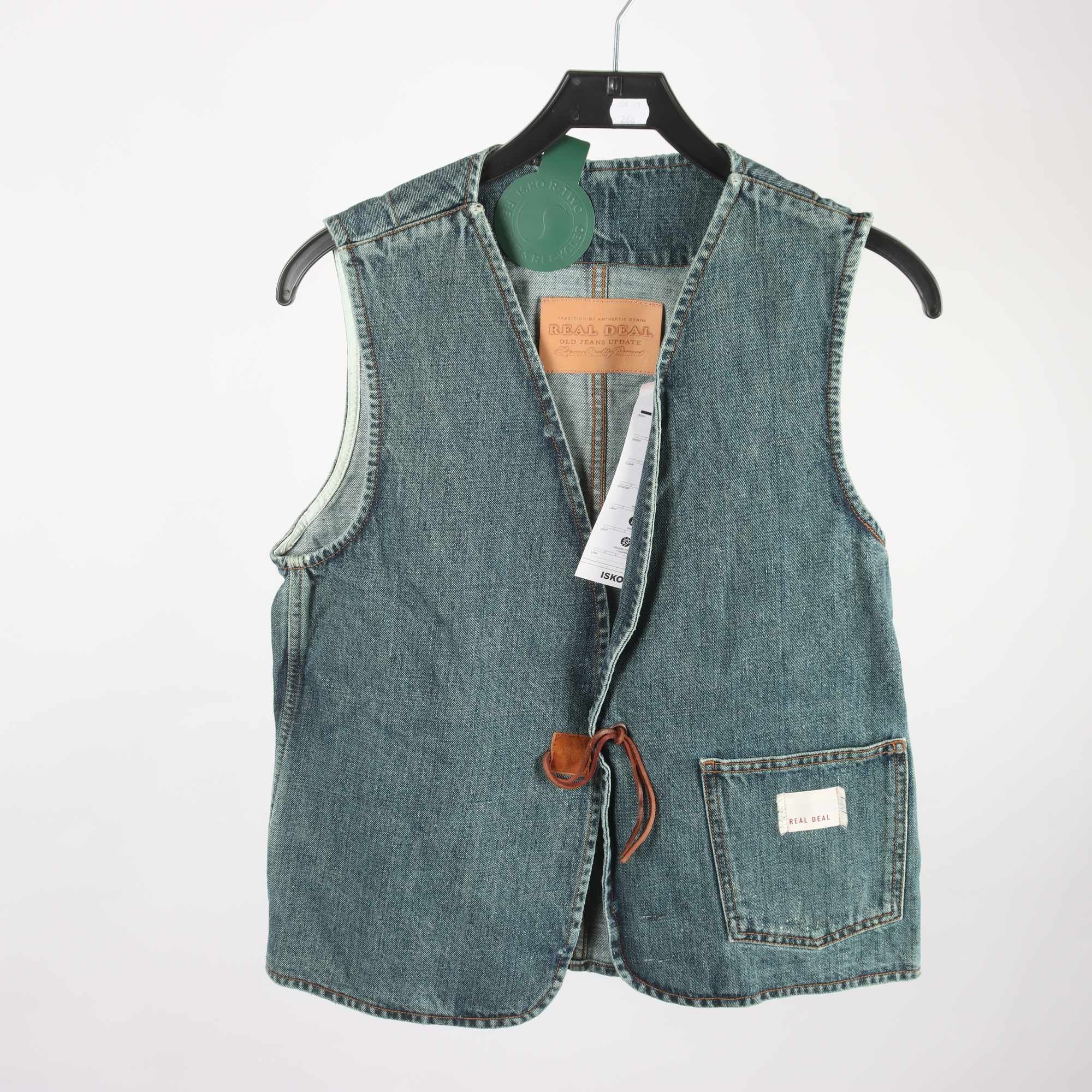 Väst, Isko, blå, jeans, stl. ca. S/M.
