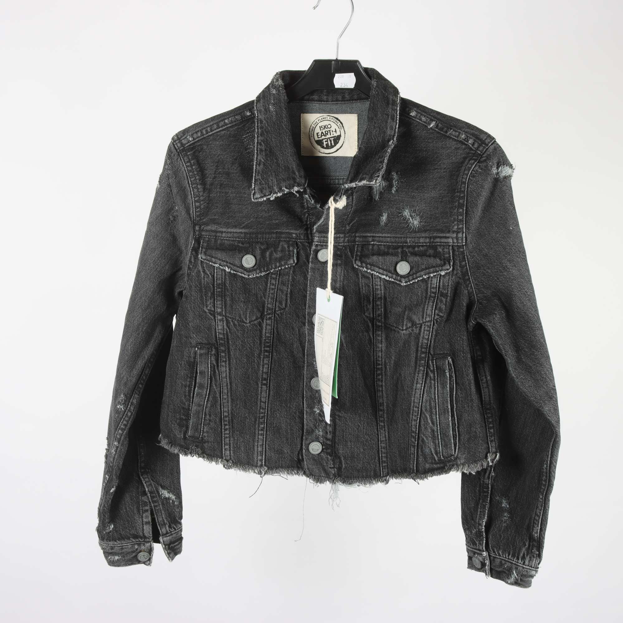Jeansjacka, Isko Denim, svart, stl. ca. XS.