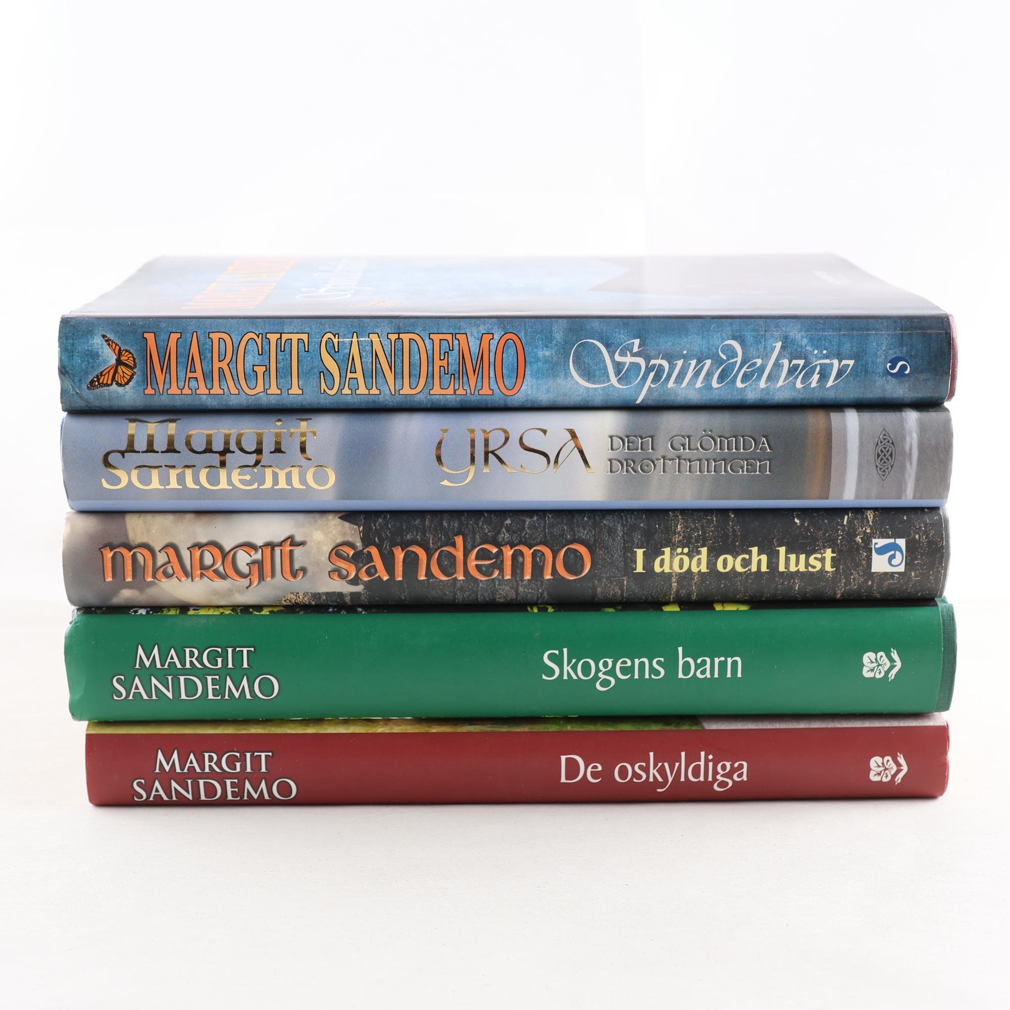 Margit Sandemo, bokpaket med 5 volymer