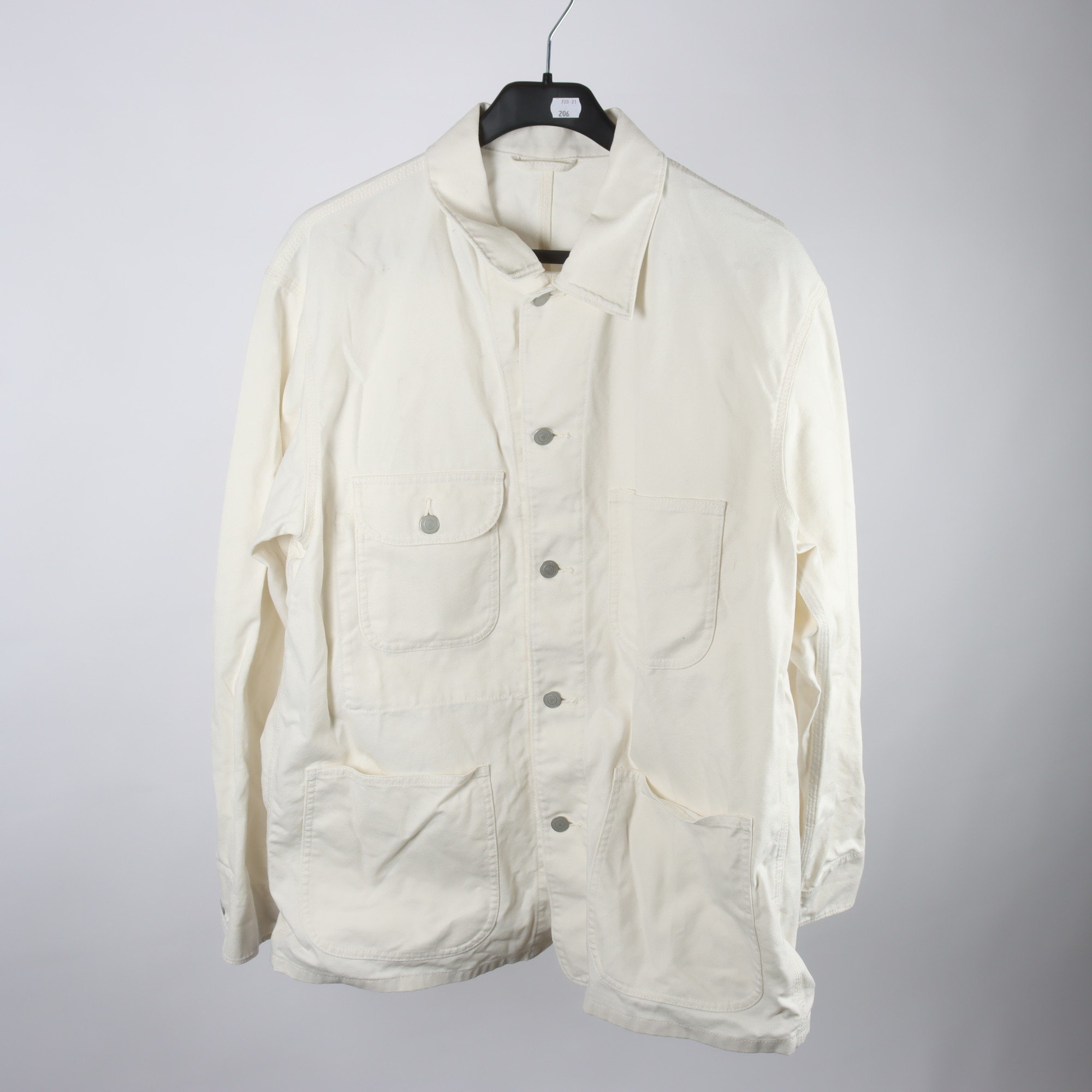 Worker jacket, Uniqlo, vit, stl. L