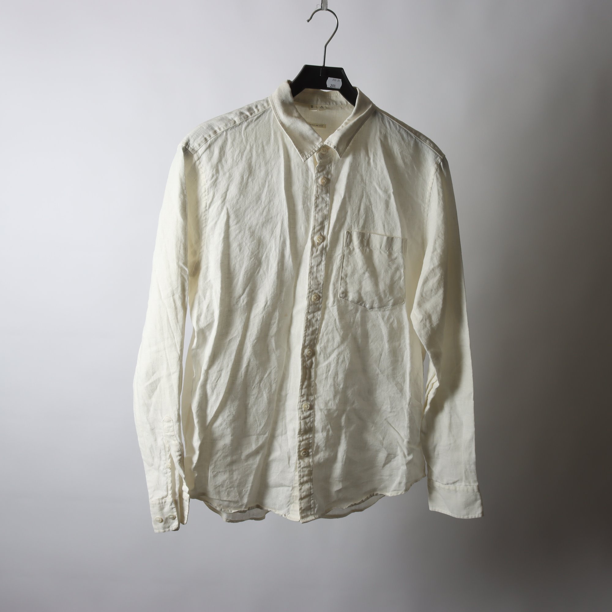 Skjorta, Arket, vit, 100% linne, stl. 50