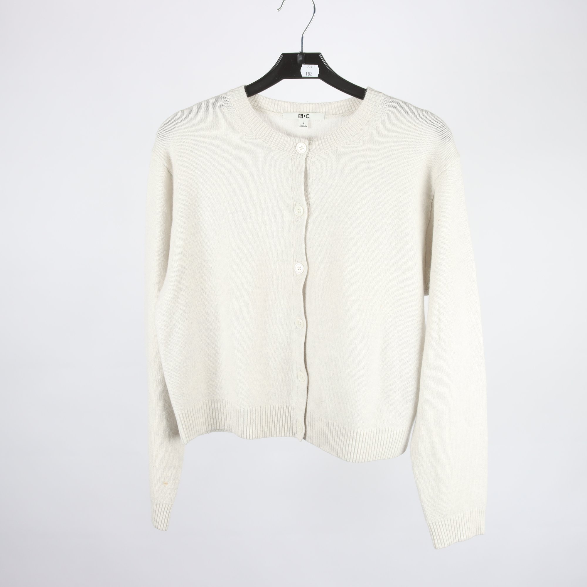 Kofta, Uniqlo :C, grå, 100% kashmir, stl. S