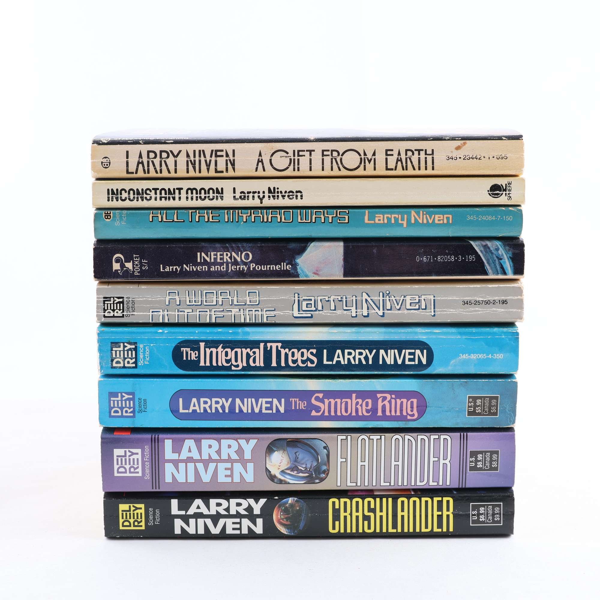 Larry Niven, bokpaket med 9 pocket