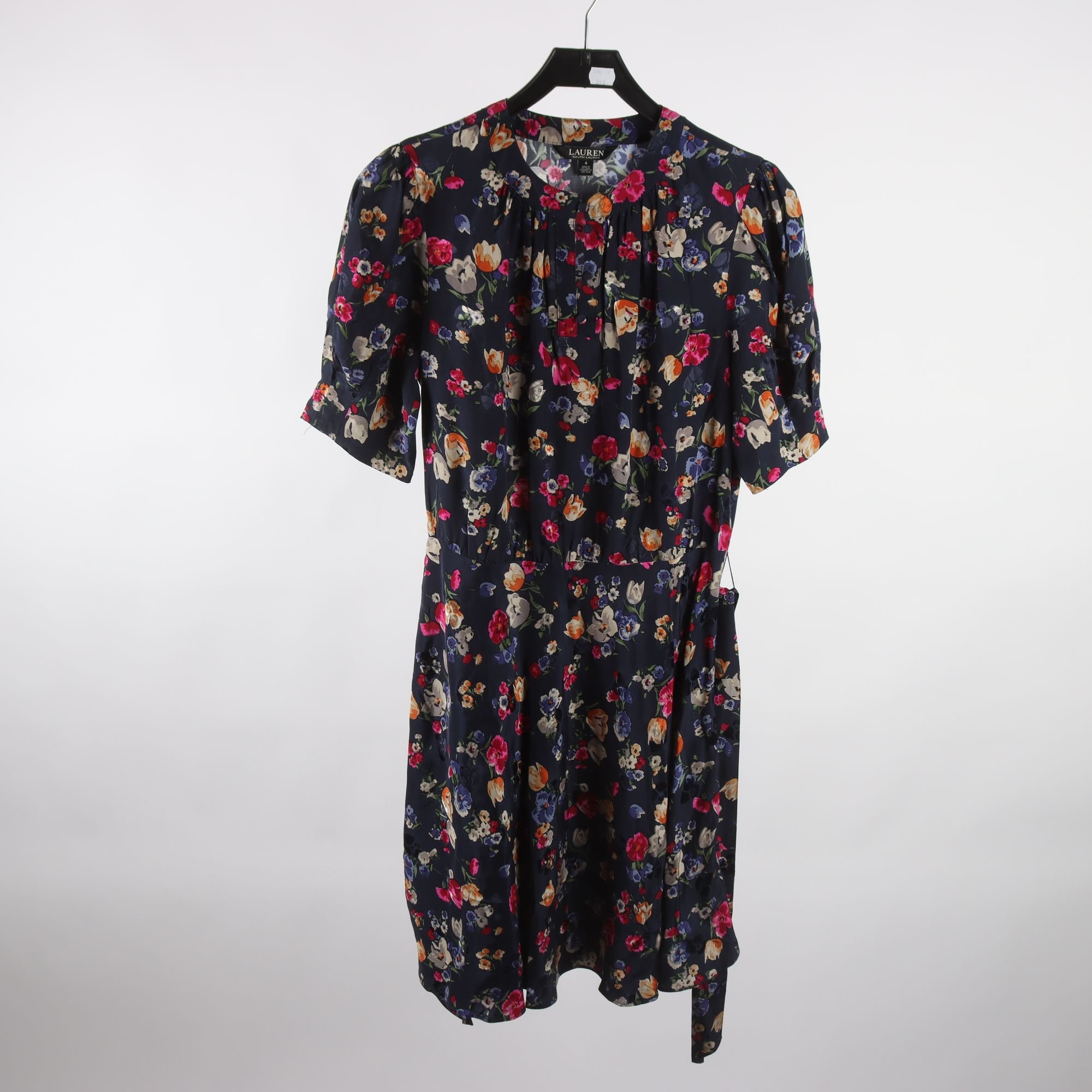 Klänning, Lauren Ralph Lauren, blommig, blå, stl. S.