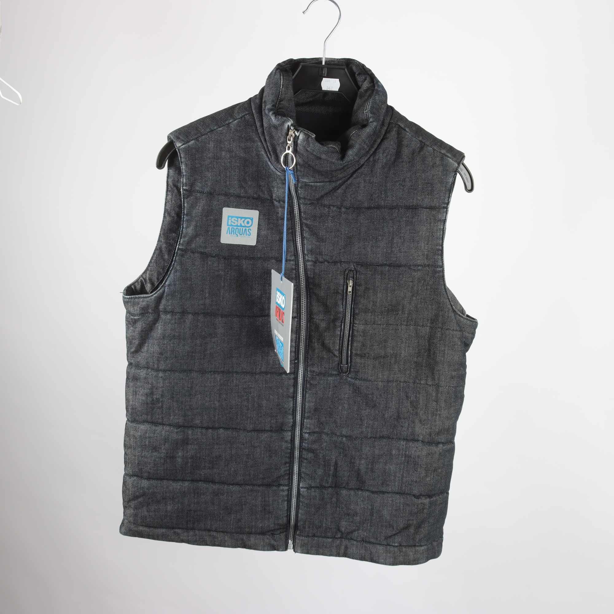Väst, Isko, blå, jeans, stl. ca. M/L.
