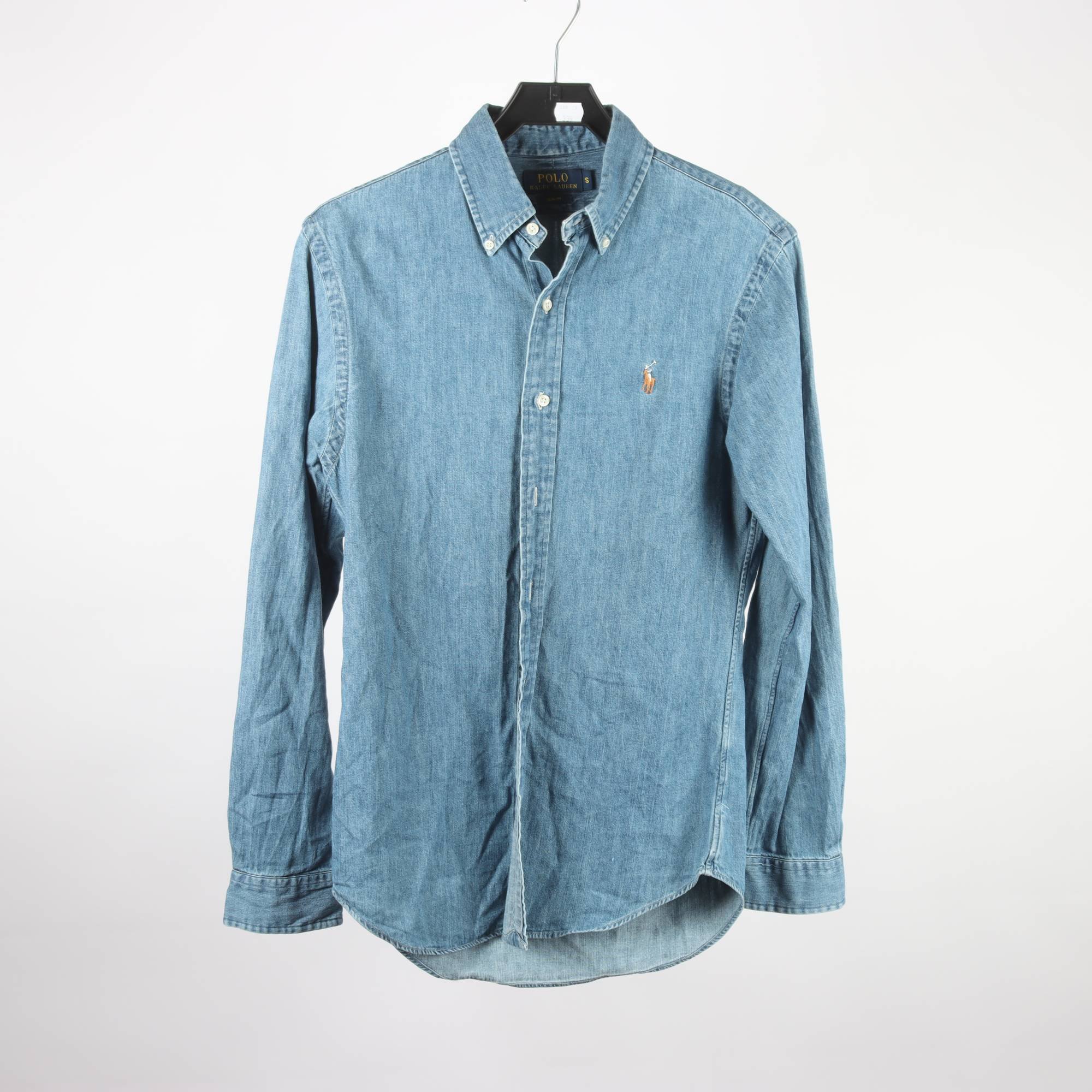 Jeansskjorta, Polo Ralph Lauren, blå, slim fit, stl. S.