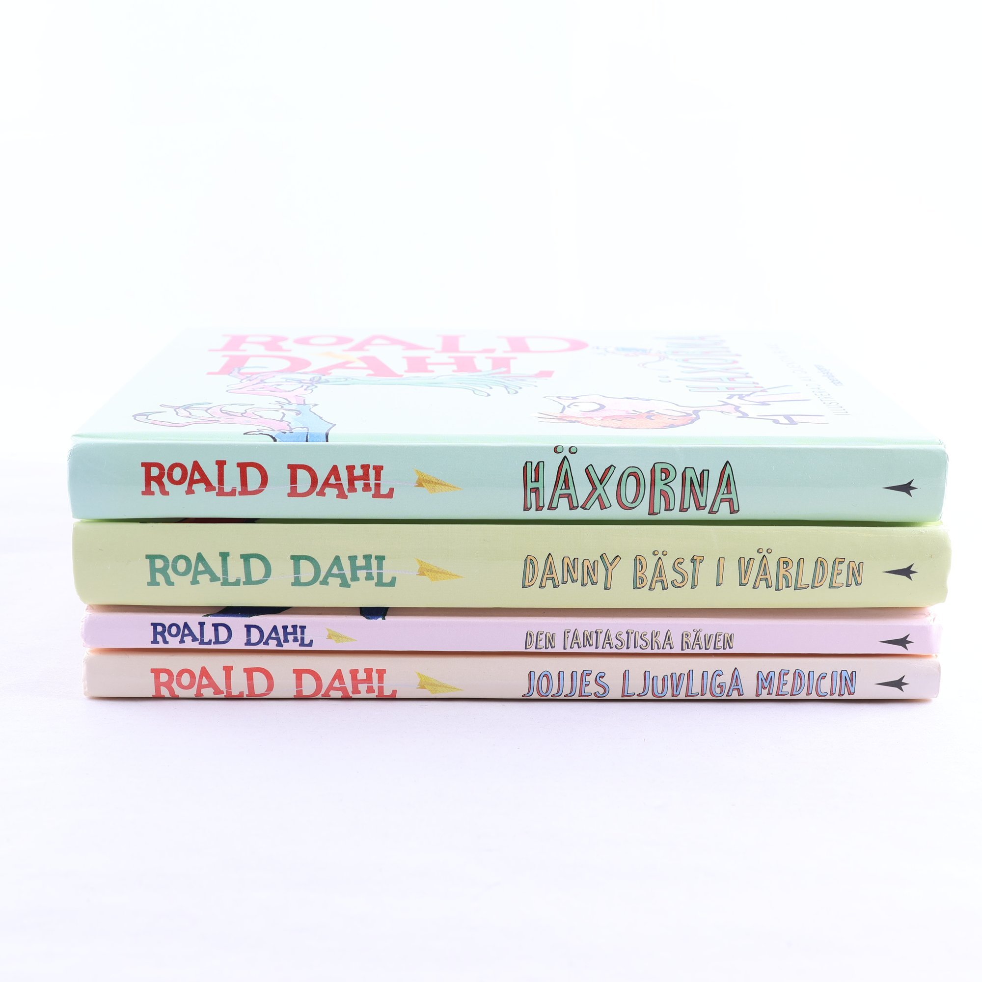 Roald Dahl, bokpaket med 4 volymer