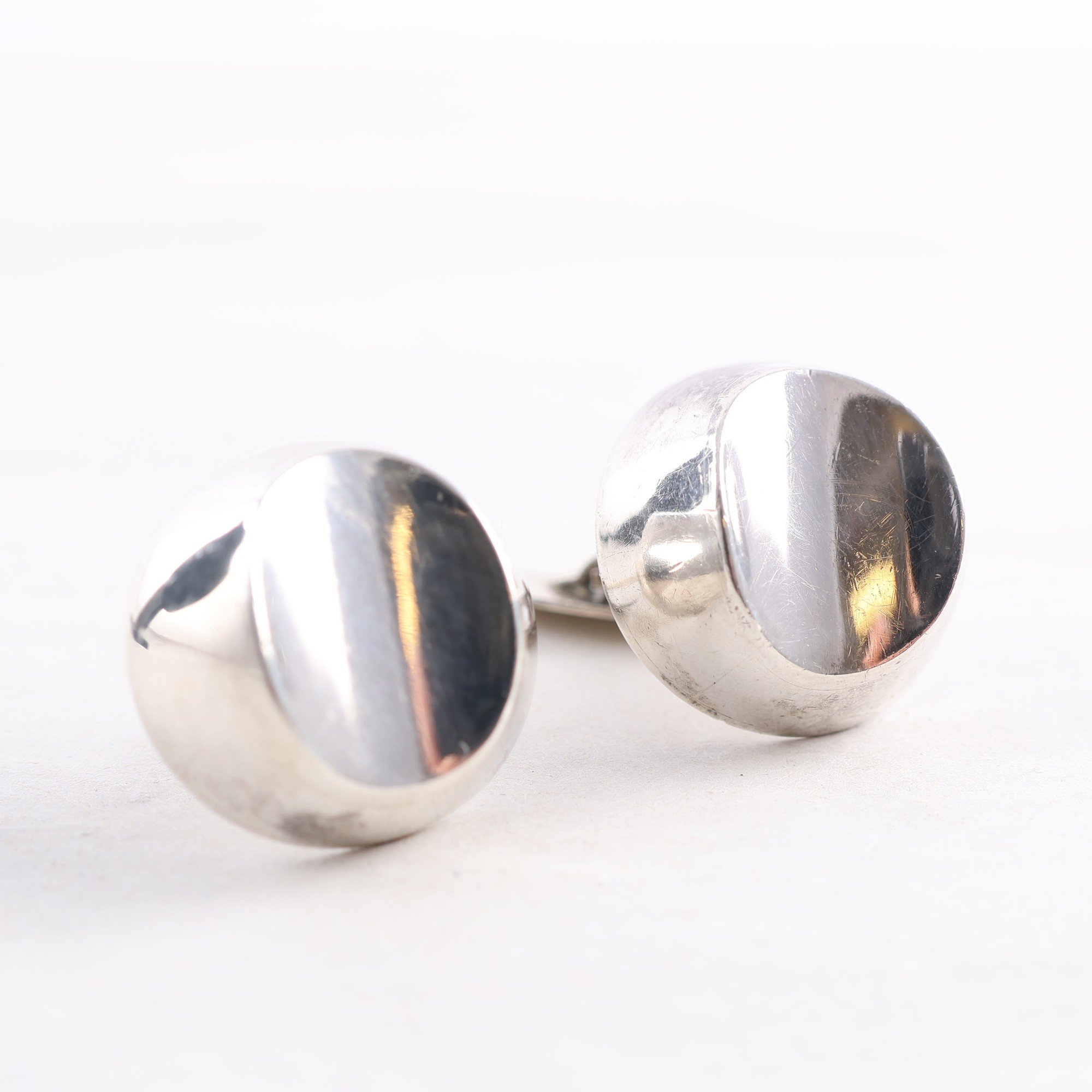 Manchettknappar, M&0,D9, sterling, vikt: 22g