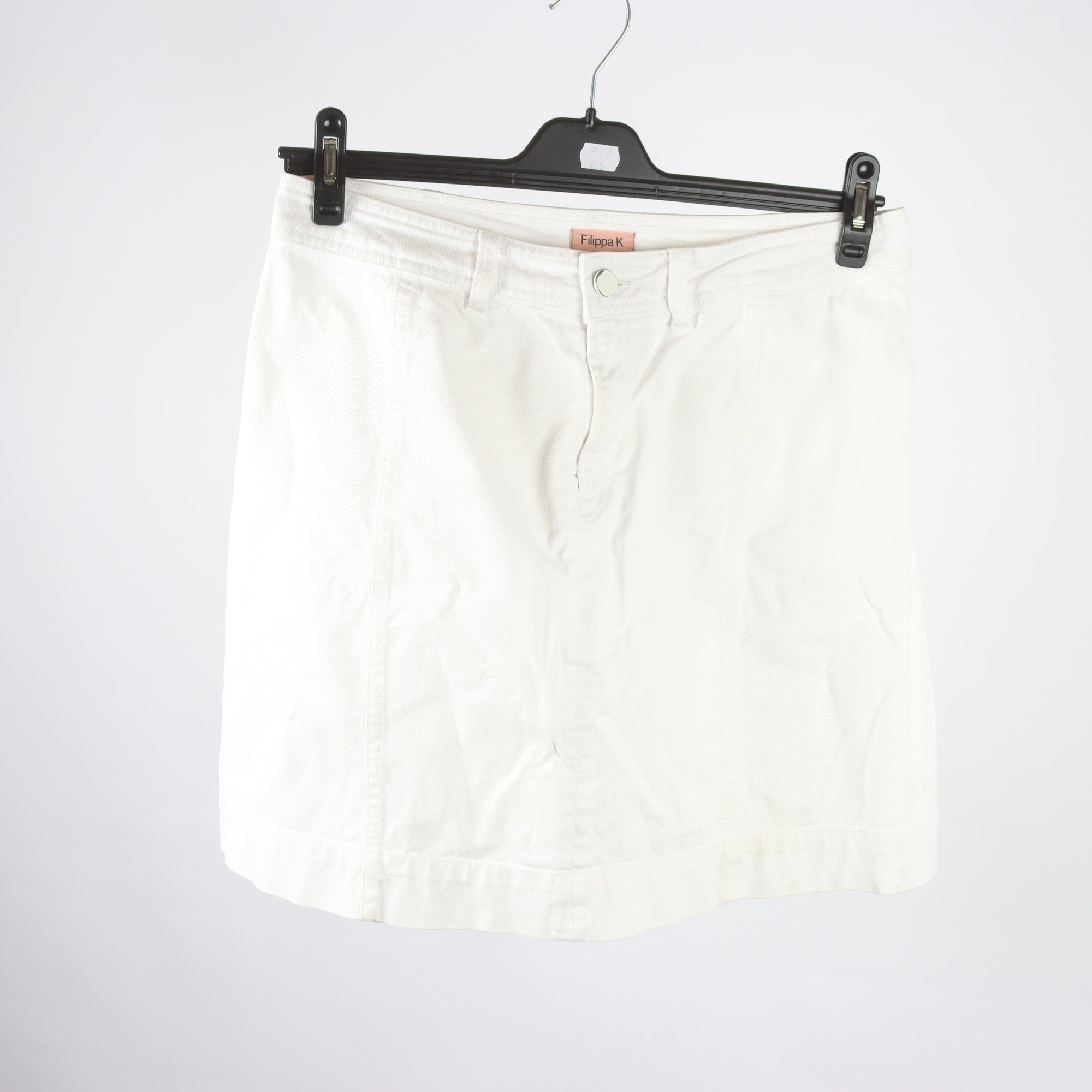 Jeanskjol, Filippa K, vit, stl. L.
