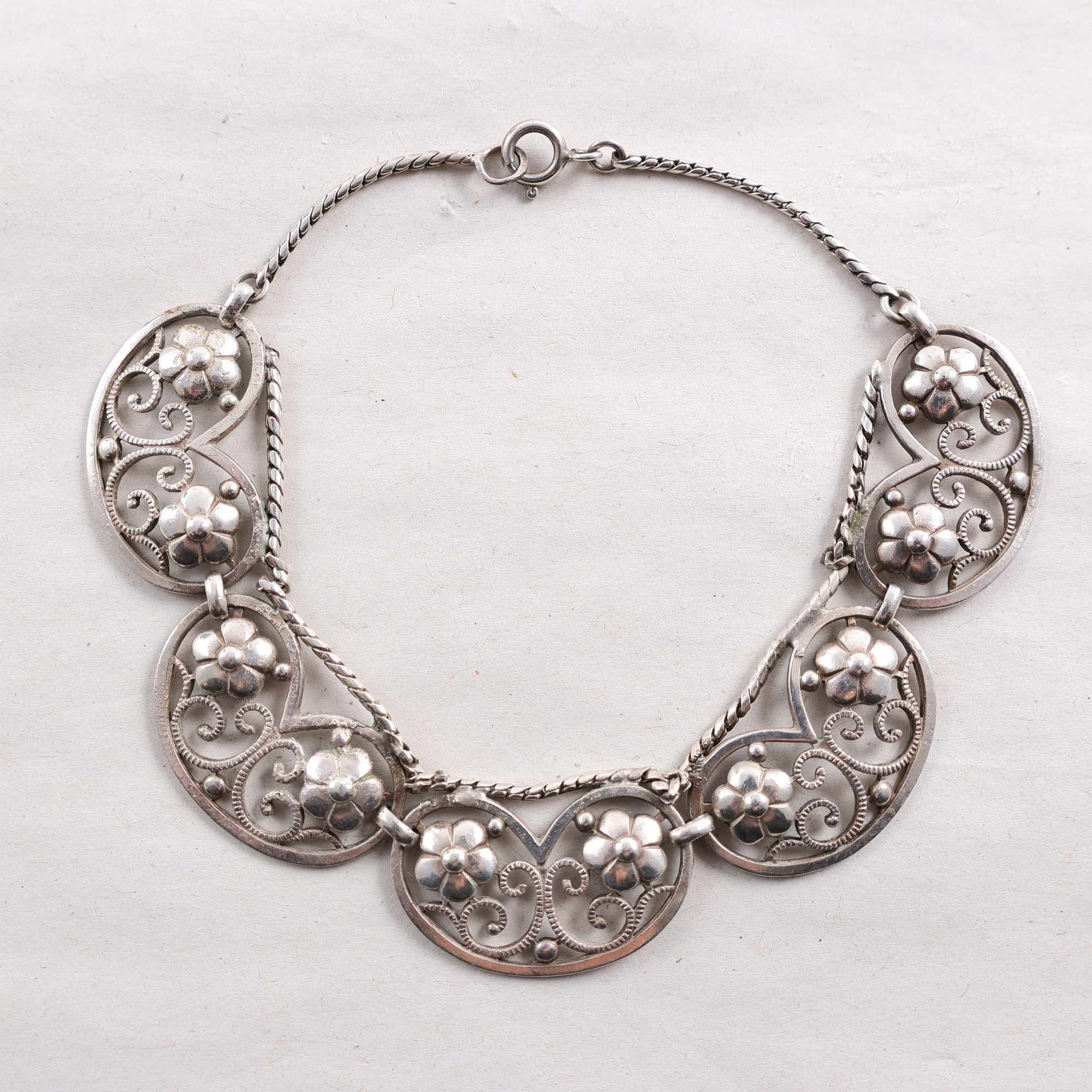 Armband, silver, vikt: 11.6g