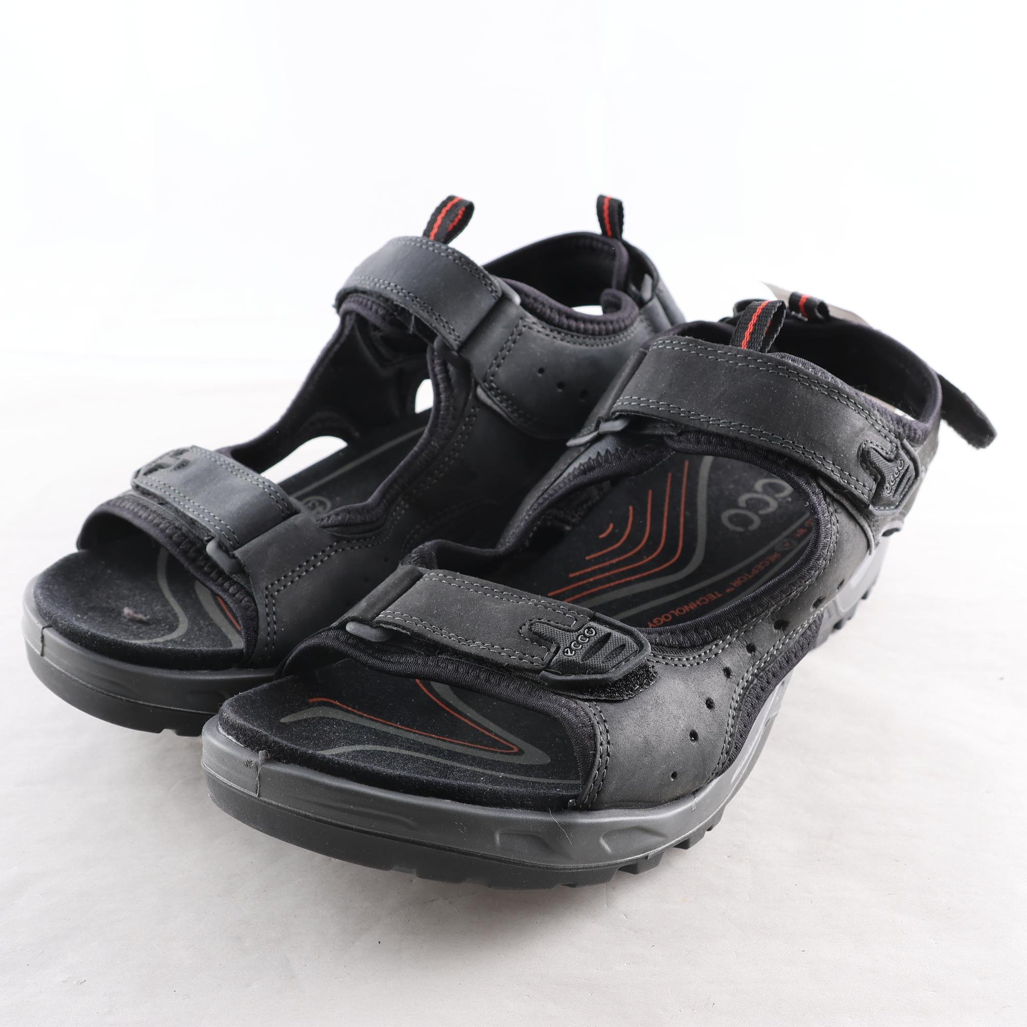 Sandaler, Ecco, svart, stl. 43.