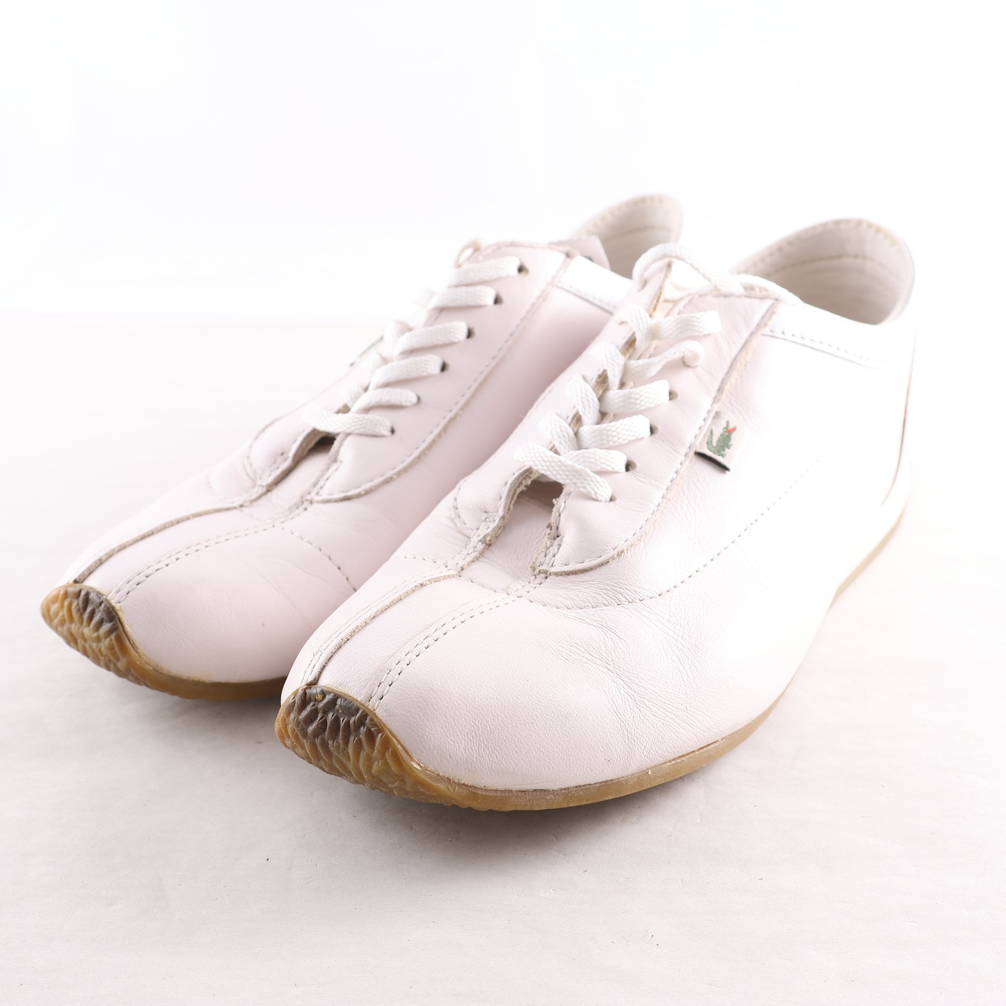 Sneakers, Lacoste, vit/rosa, skinn, stl. 40.