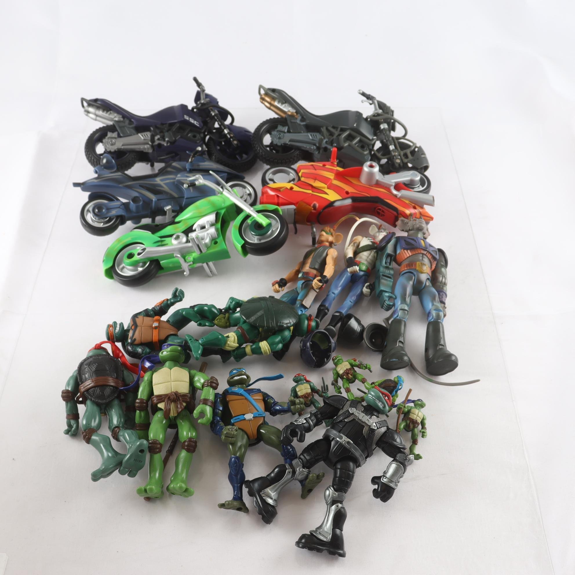 Figurer, Turtles, blandat med fordon.