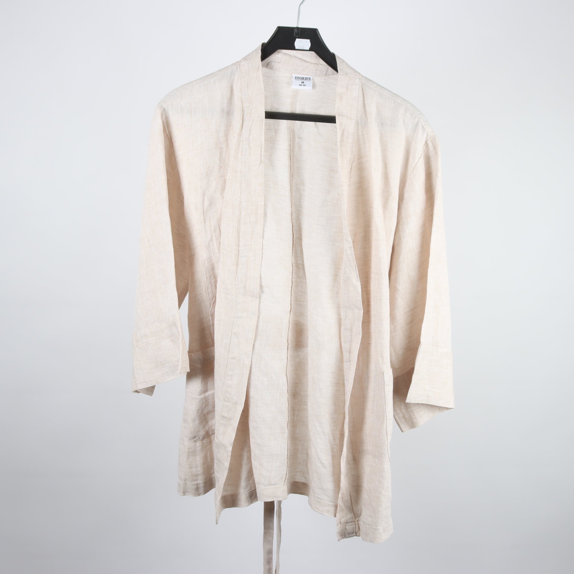 Jacka, Stories, beige, 100% lin, stl. M.