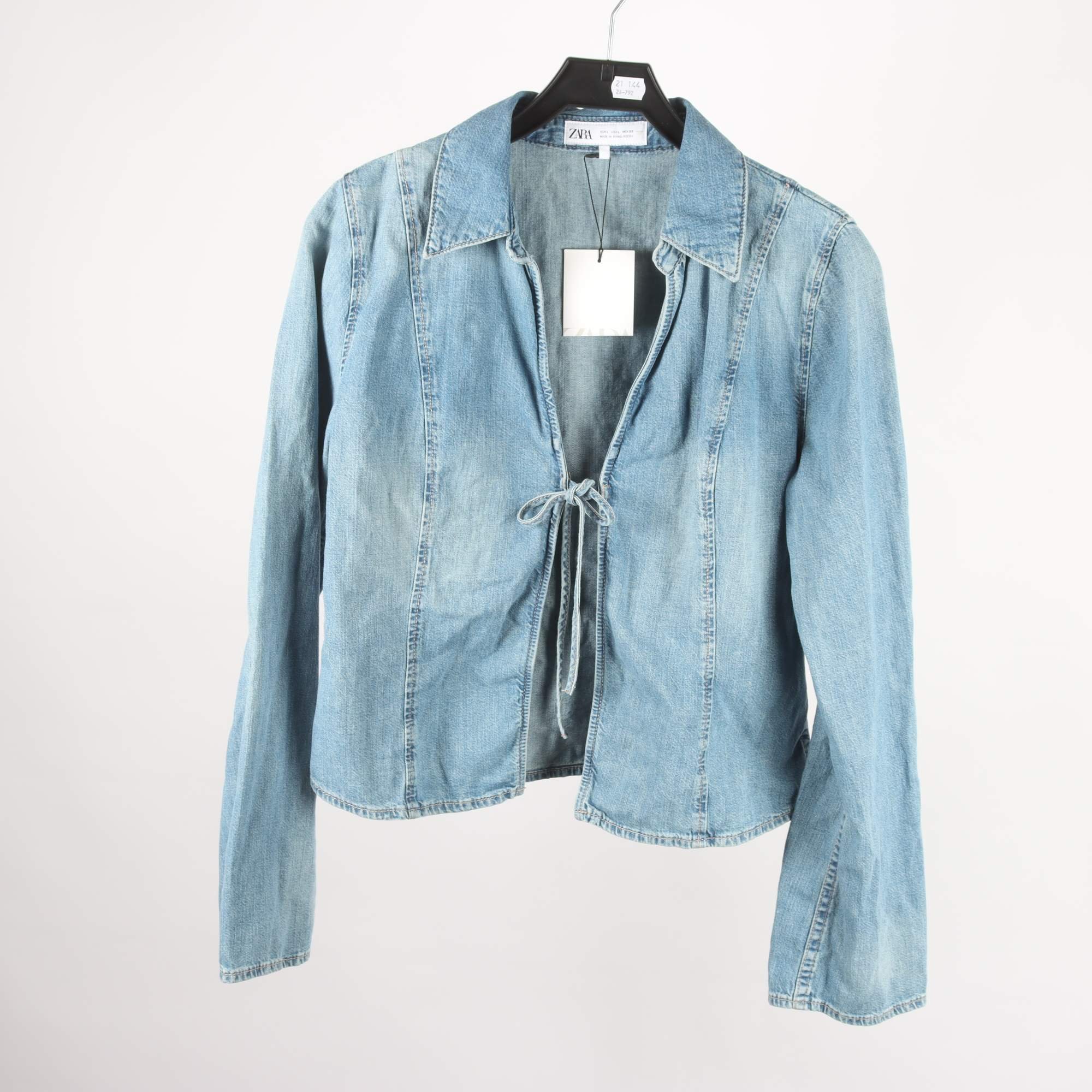 Jeansskjorta, Zara, stl. L