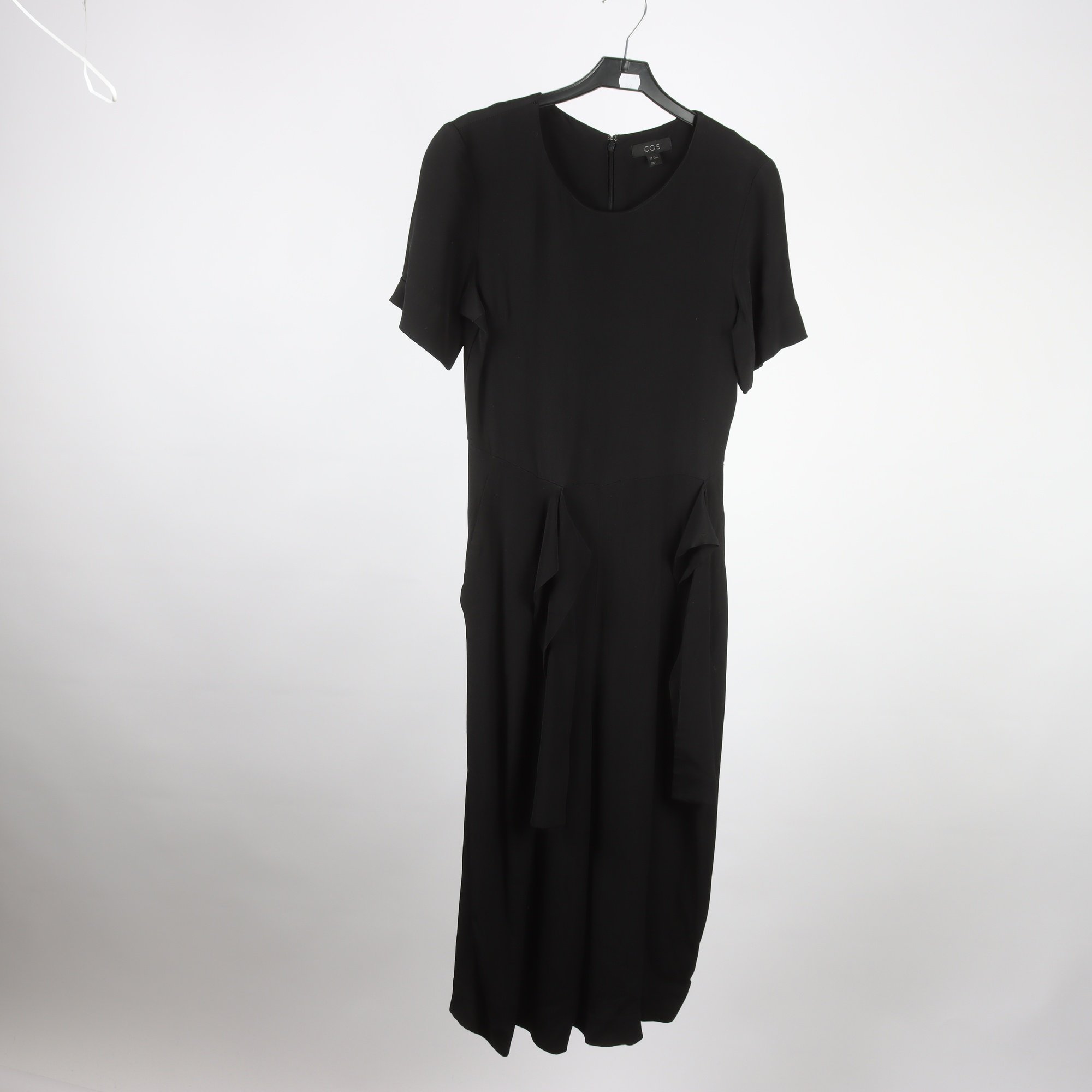 Byxdress, COS, svart, stl. 34.