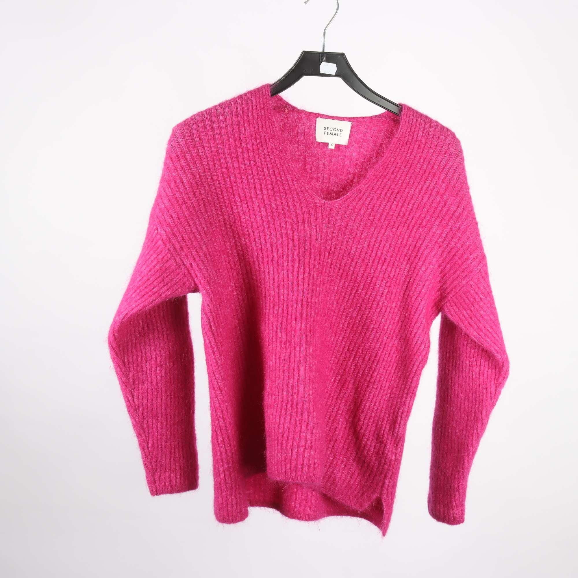 Tröja, Second Female, rosa, mohair, stl. S.
