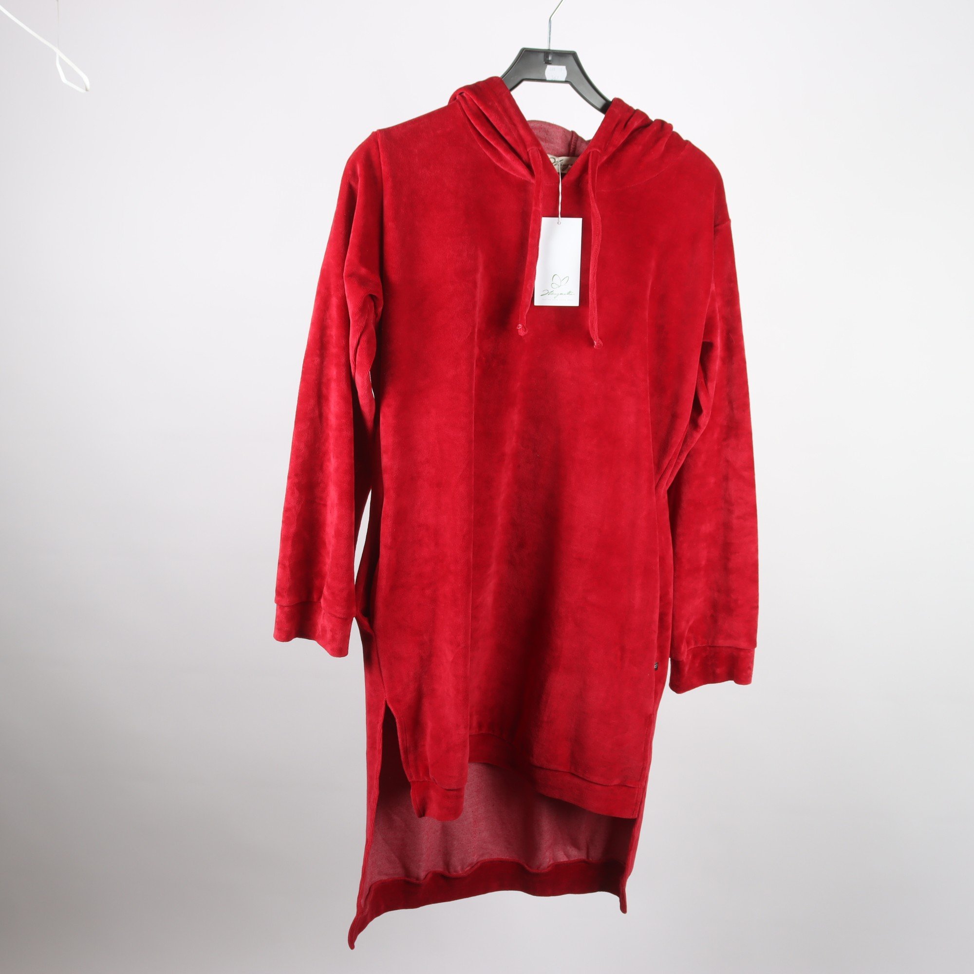 Klänning, Hängmatta, vinröd, velour, stl. M/L.