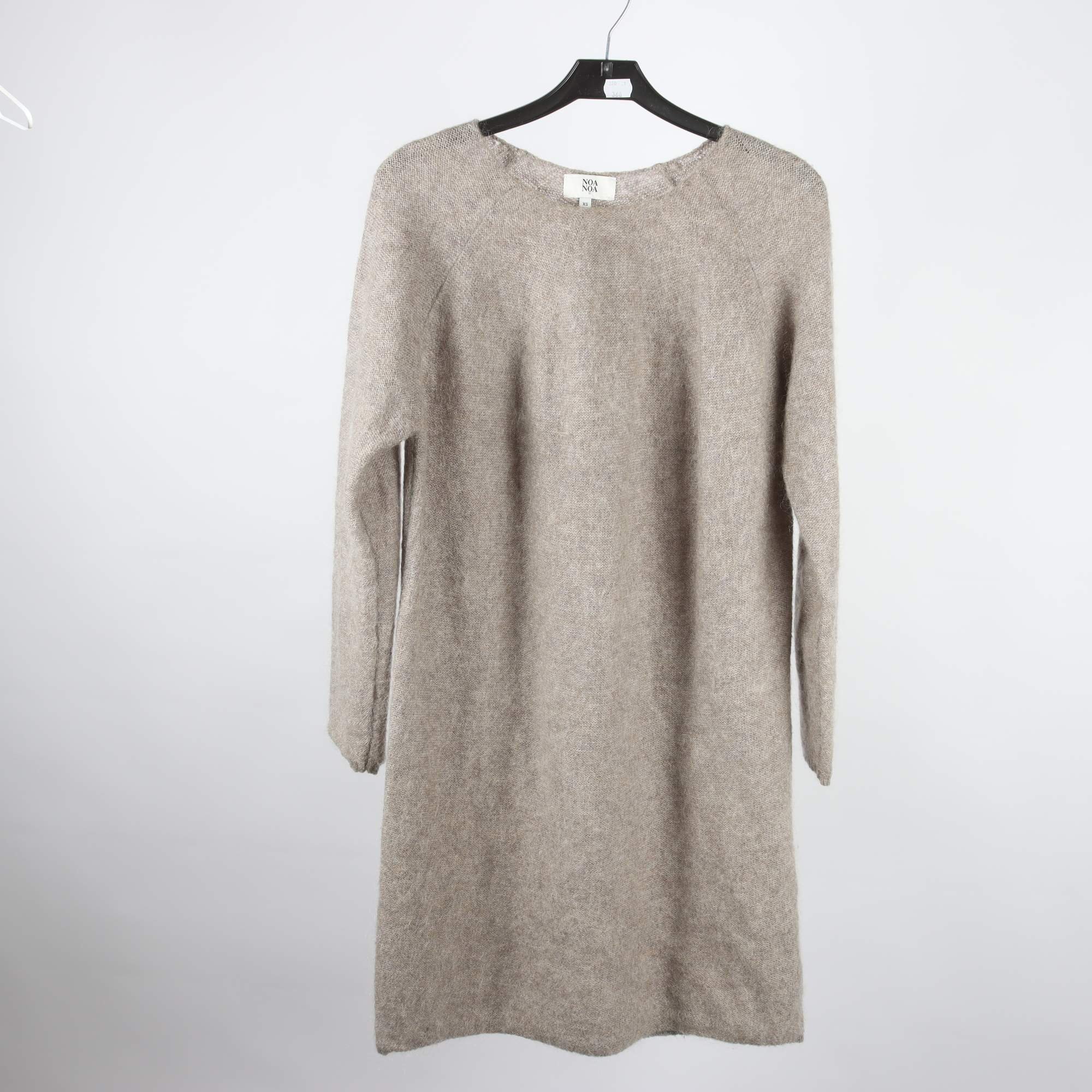 Klänning, Noa Noa, beige, 45% mohair, stl. XS.
