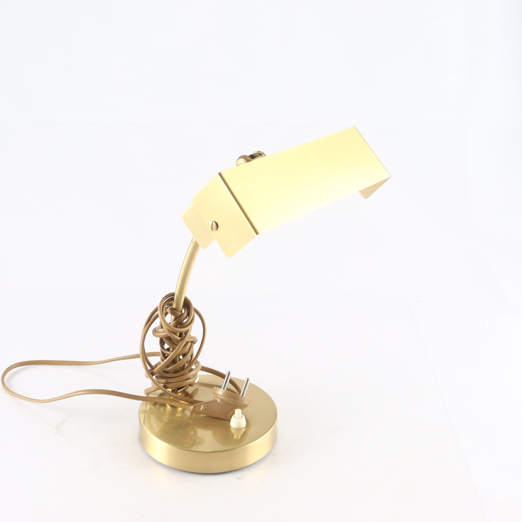 Bordslampa, Mässing, 1900talets mitt, vintage. Samfraktas ej.