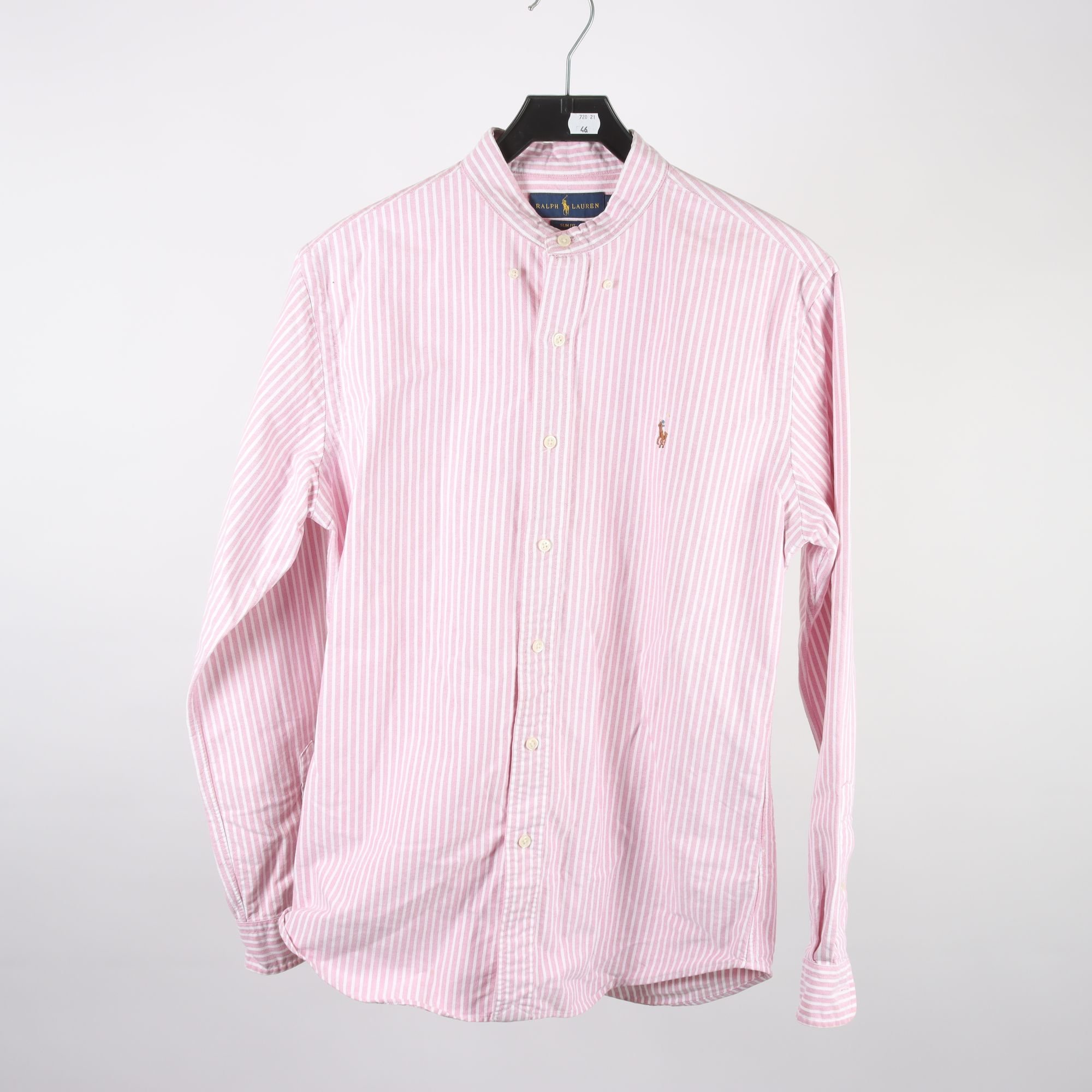Skjorta, Ralph Lauren, rosa, vit, randig, stl.M