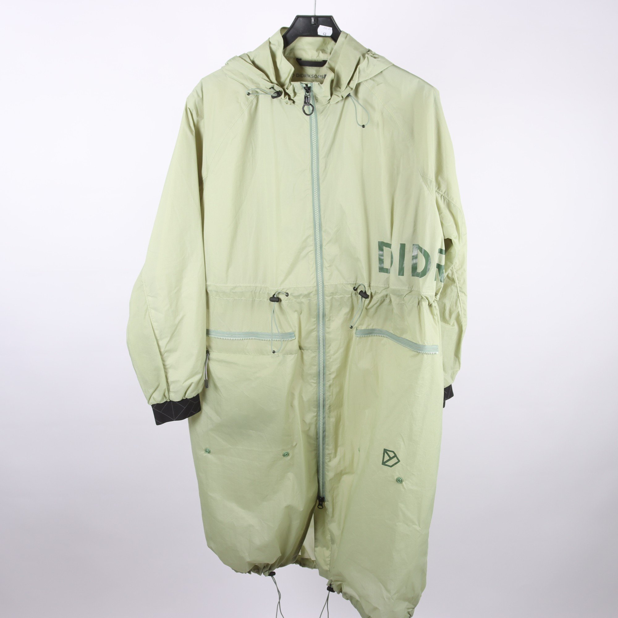 Parka, Didriksons, grön, stl. 40-42