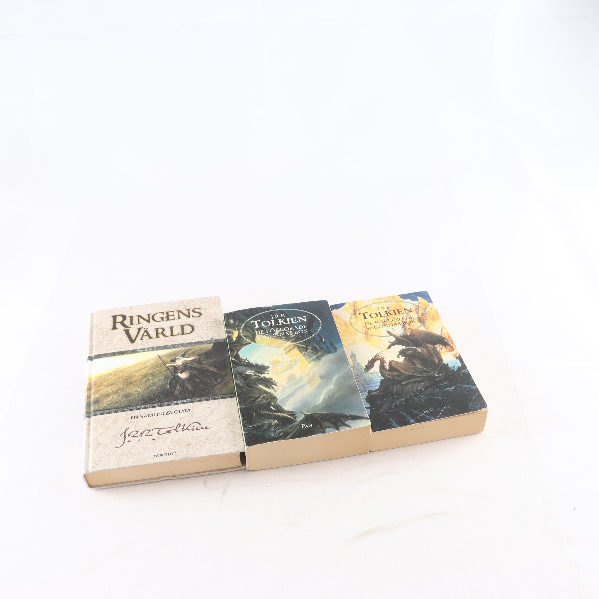 Bokpaket, J.R.R Tolkien, Ringens värld, De förlorade sagornas bok 1&2.