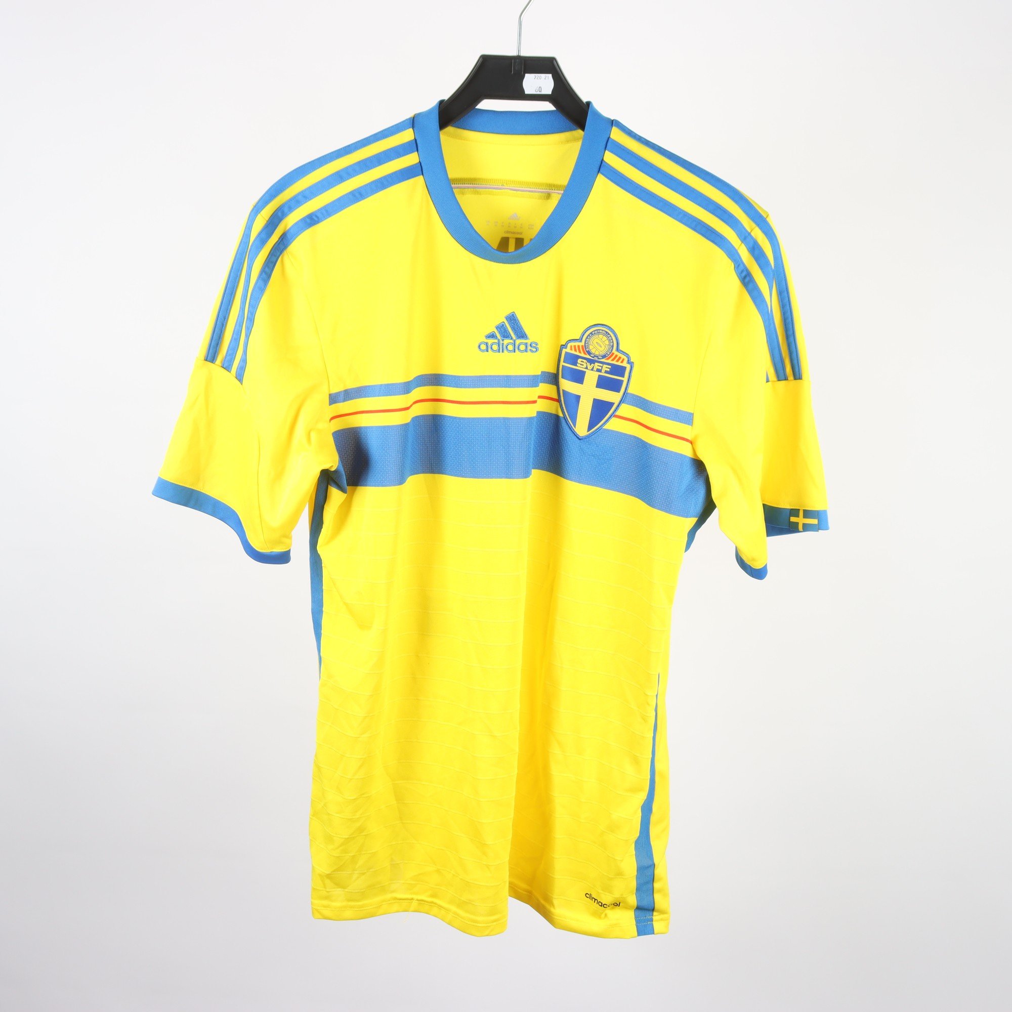 Sporttröja, Adidas, SvFF, Ibrahimovic 10, gul, blå, stl. M