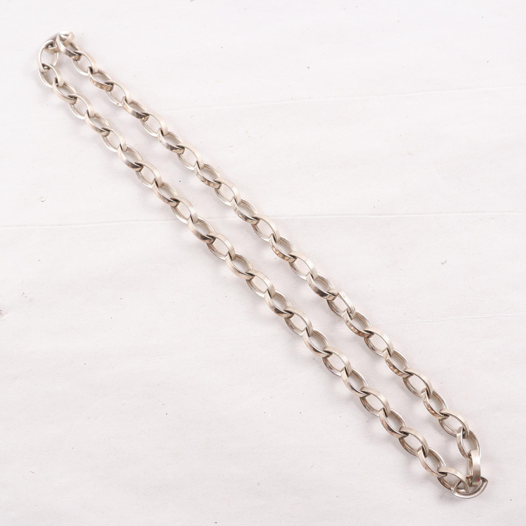 Halsband, silver 925, länkar