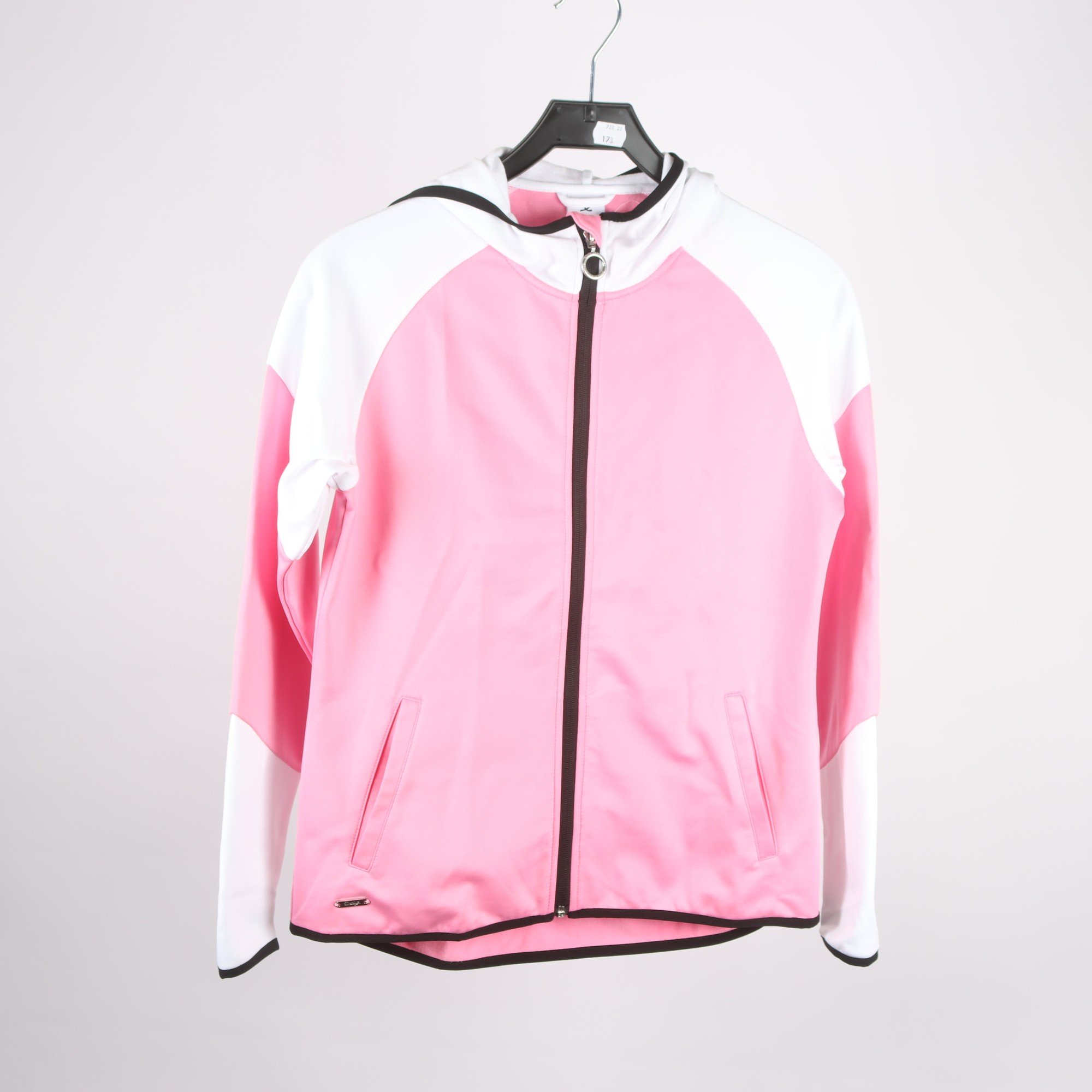 Sportjacka, Daily Sport, rosa, vit, stl. S
