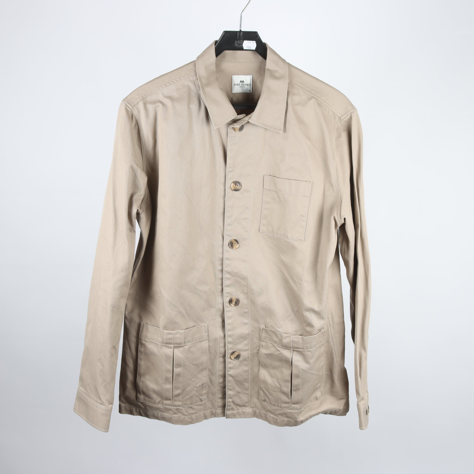 Worker jacket, John Henric, beige, stl. XL