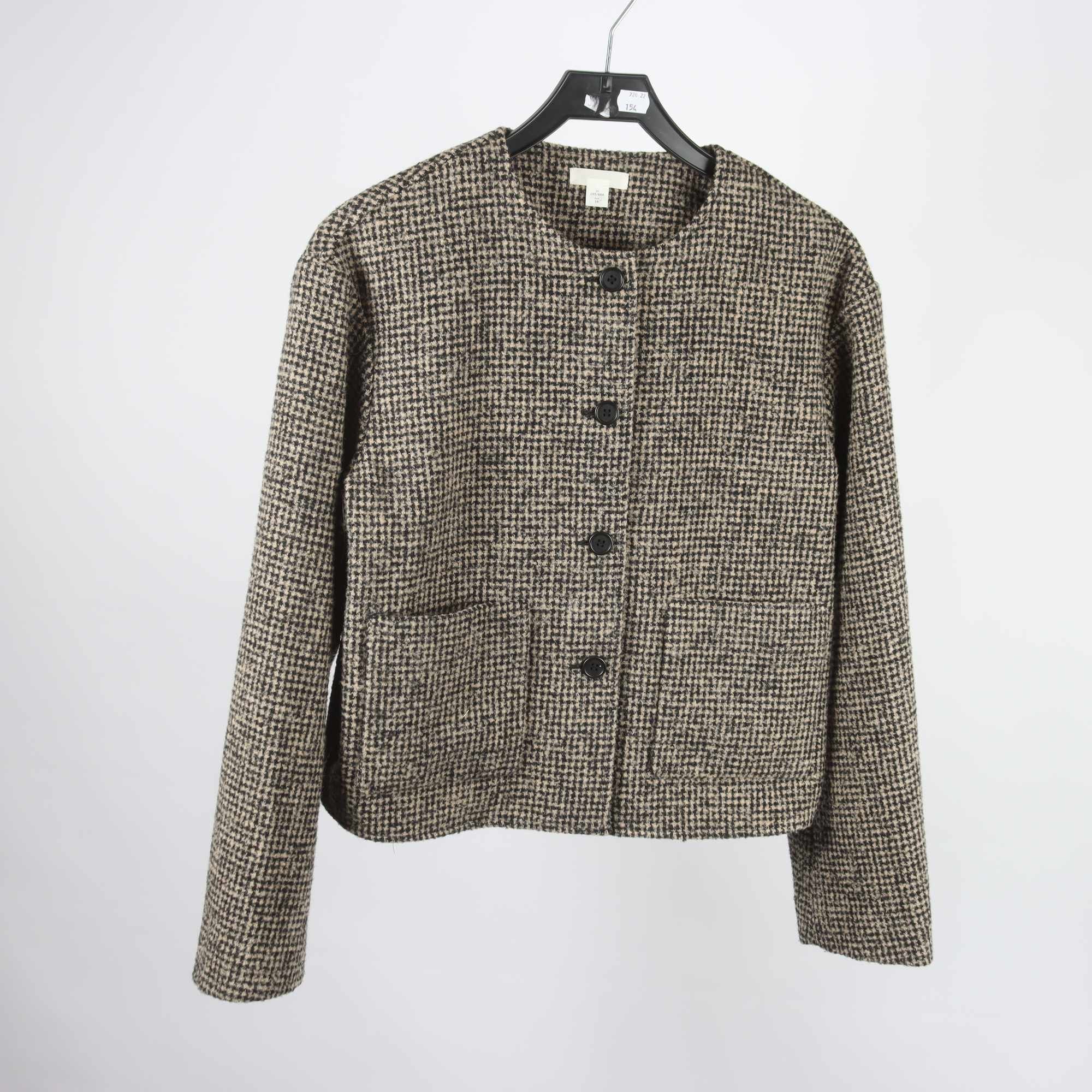 Jacka, Arket, beige, svart, mönstrad, stl. 36