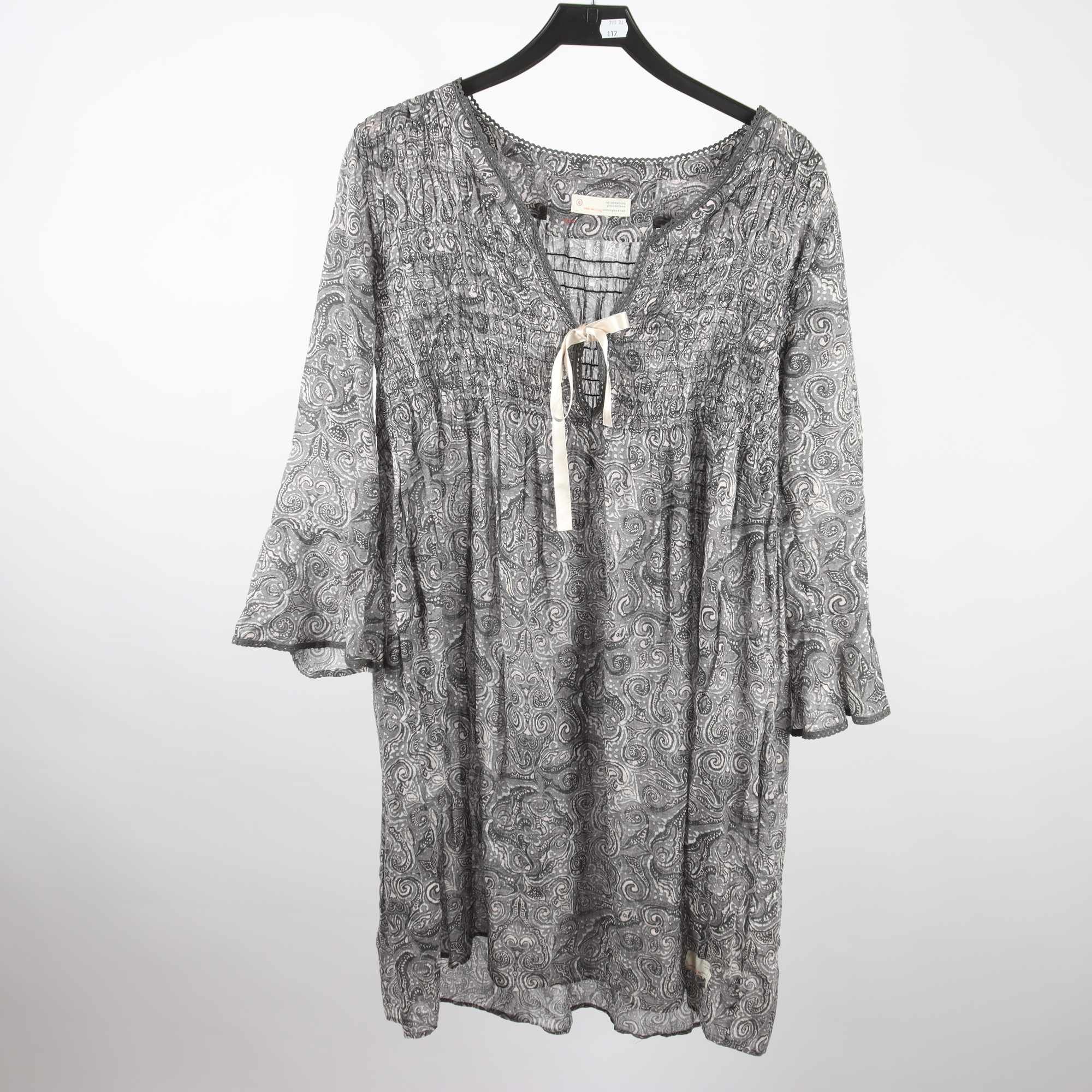 Klänning, Odd Molly, grå, mönstrad, stl. 4 (XL)
