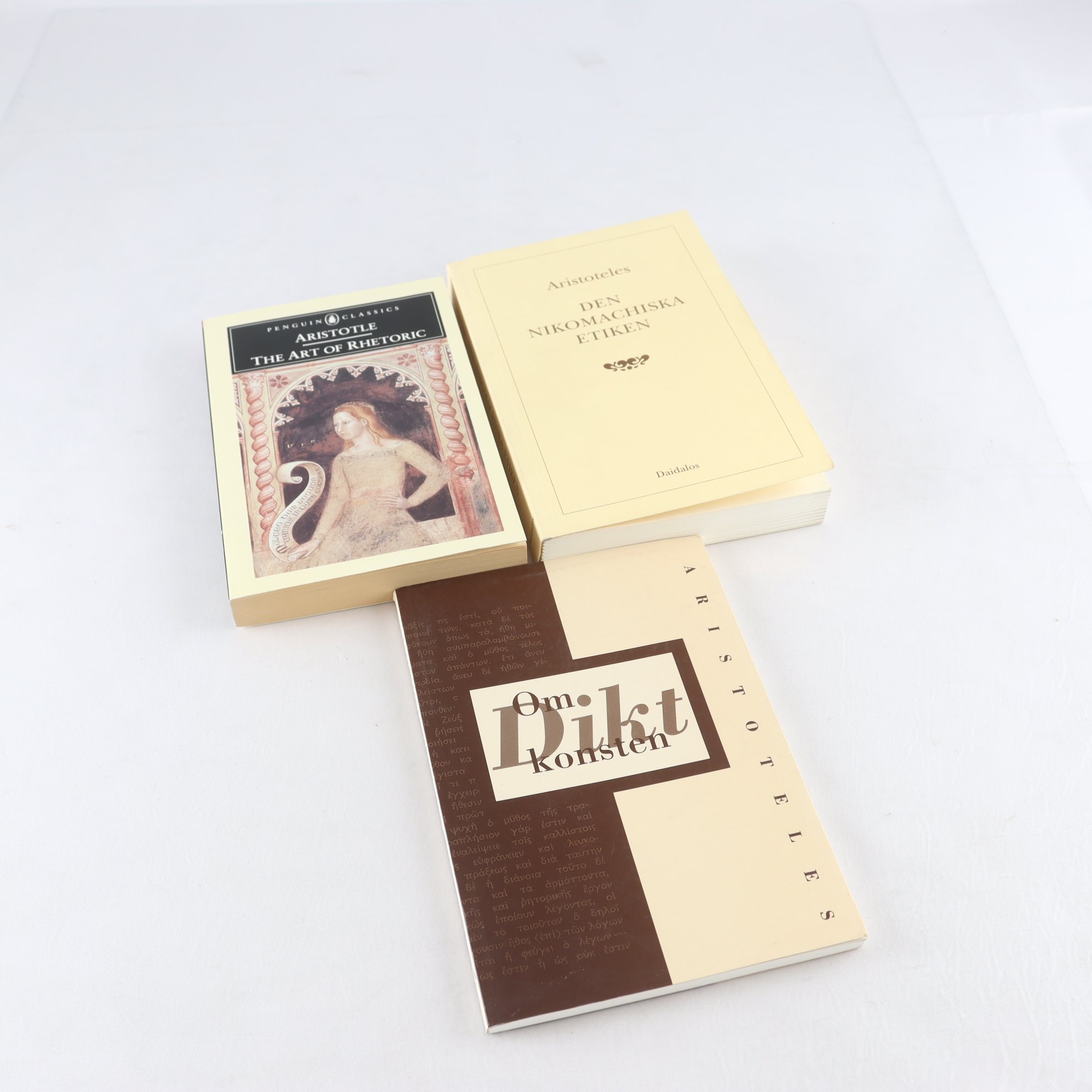 Aristoteles, bokpaket med 3 volymer