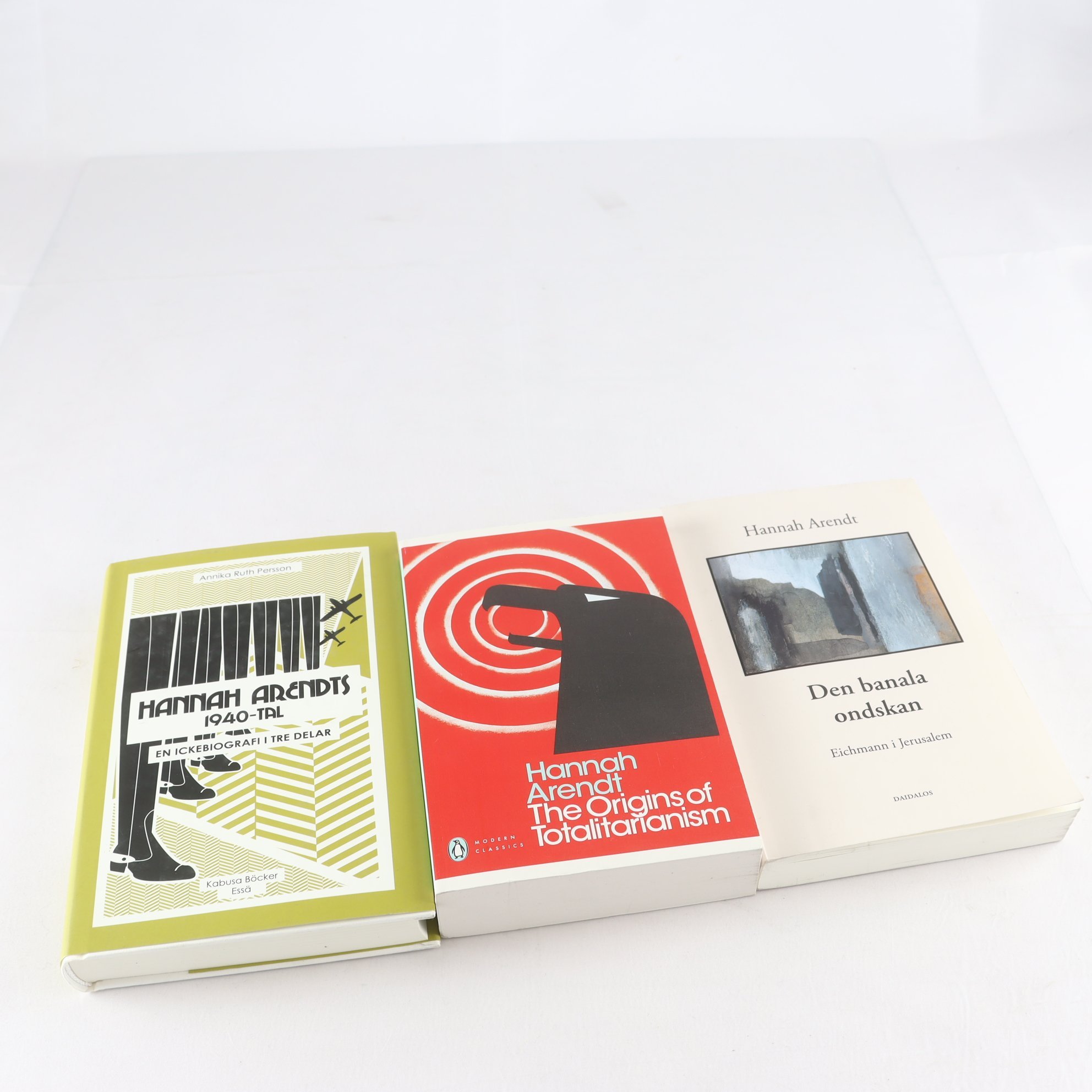 Hannah Arendt, bokpaket med 3 volymer