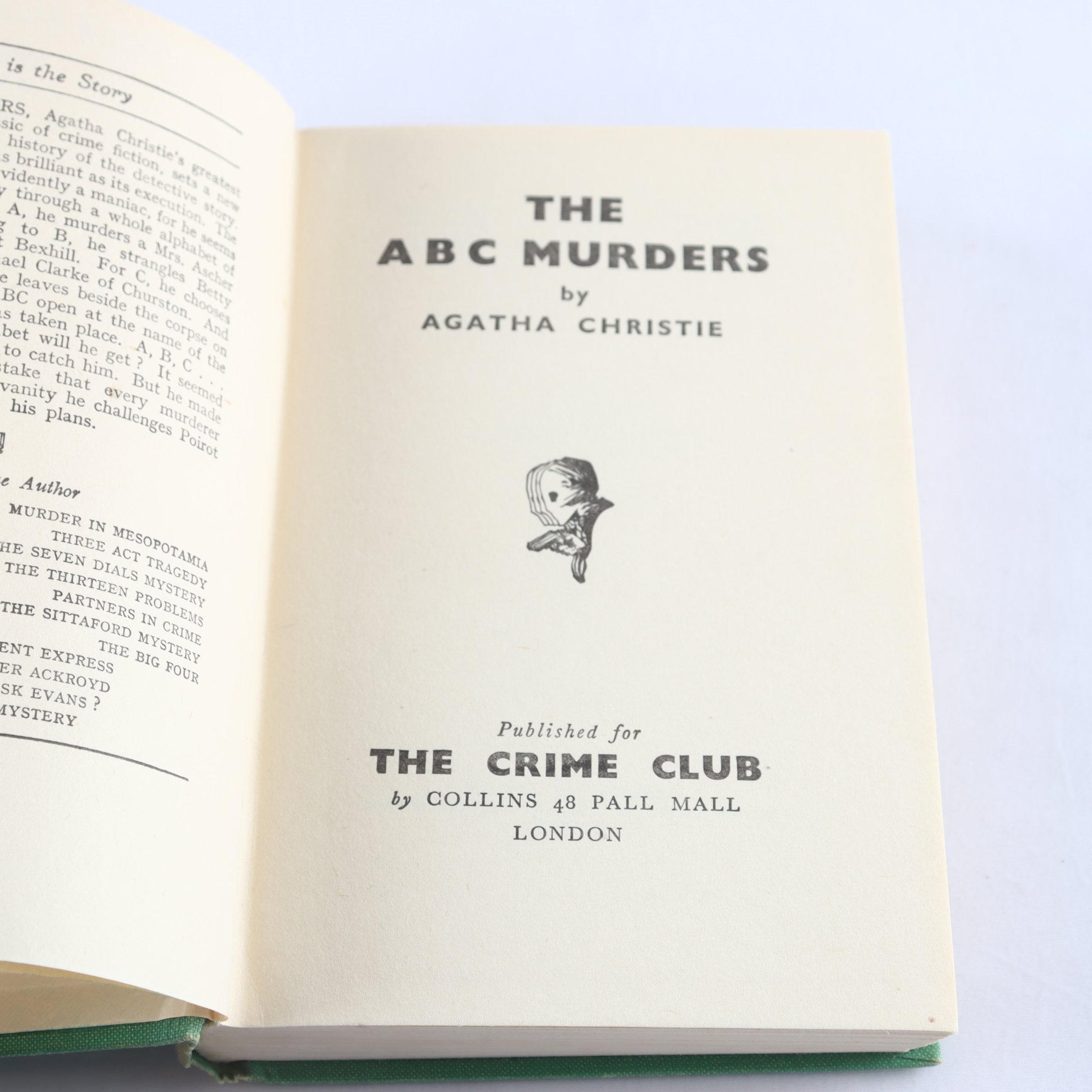 Agatha Christie, The ABC Murders (Fourth impression, 1937)