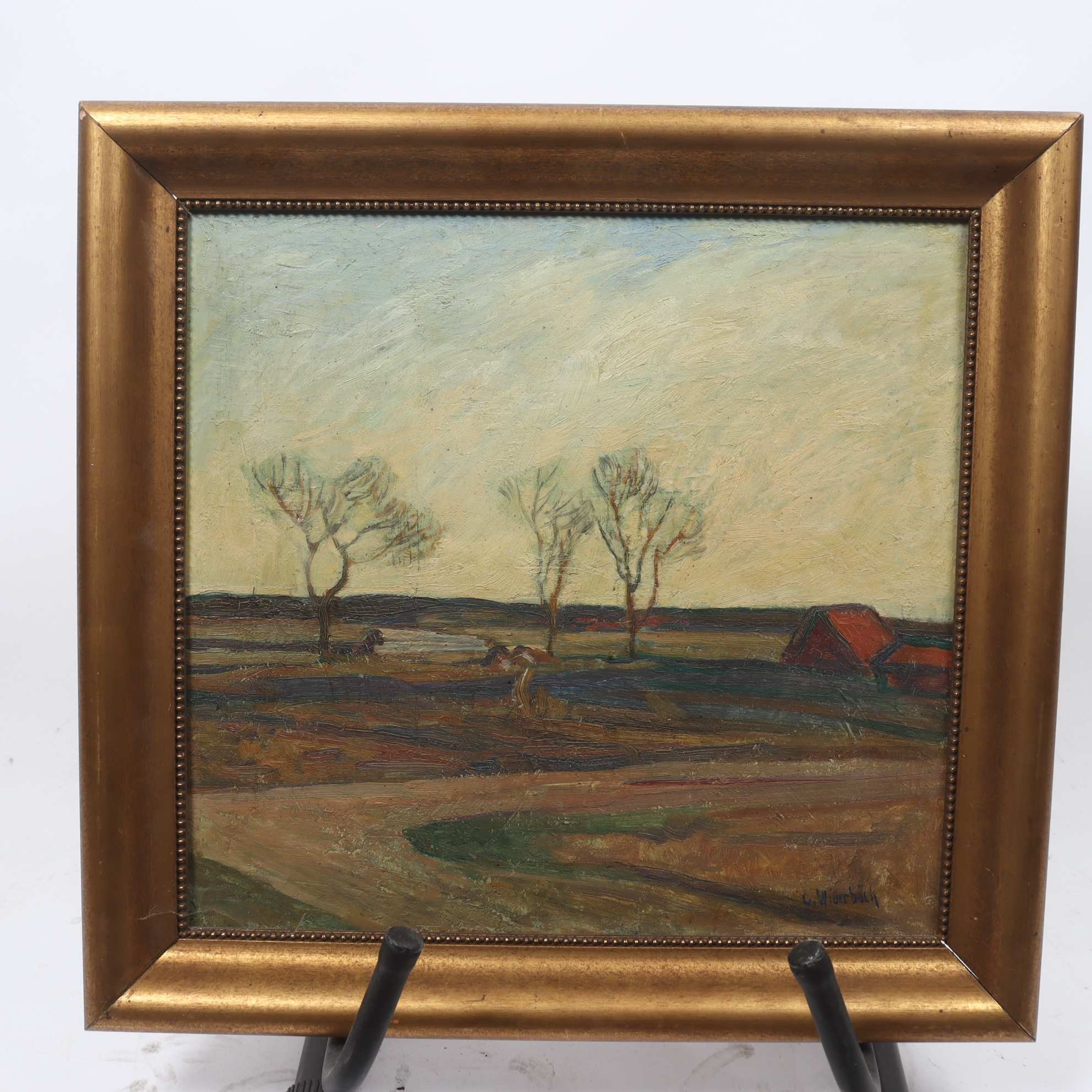 Olja på duk, Gusten Widerbäck, (1879-1970), signerad. Endast avhämtning.