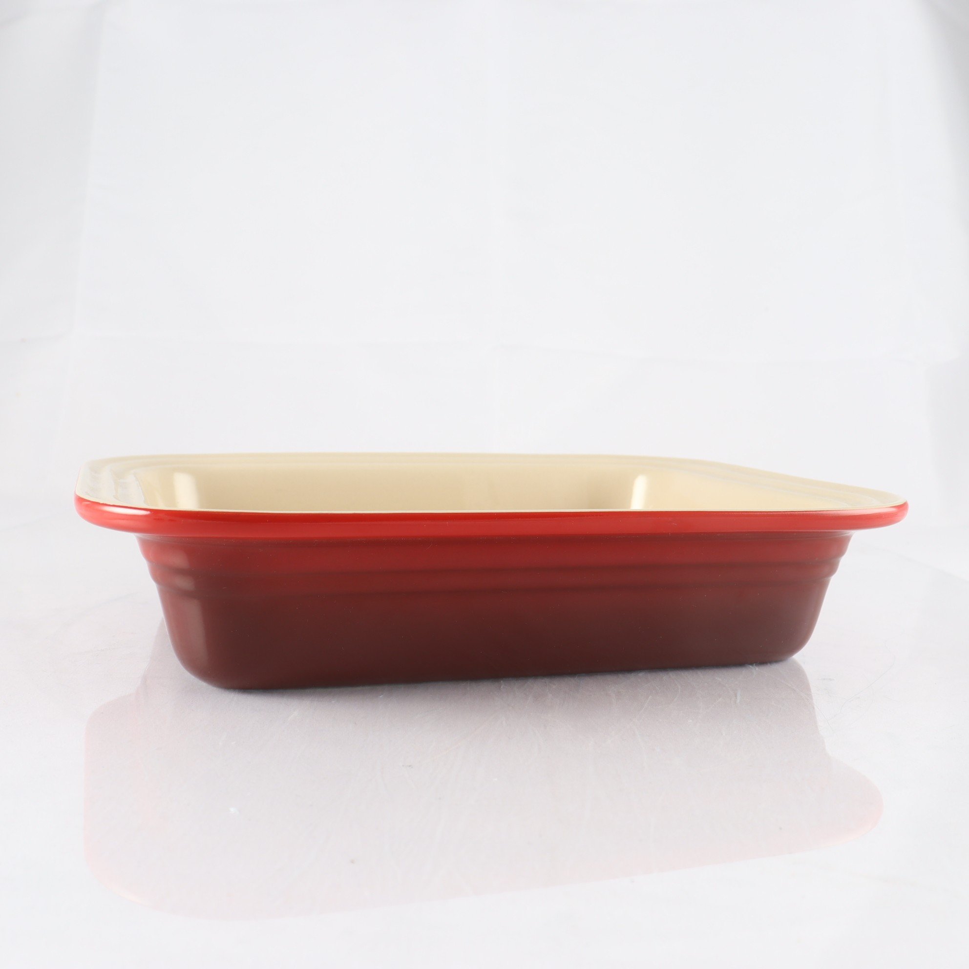 Gratängform, stengods, Le Creuset, Frankrike. Samfraktas ej.