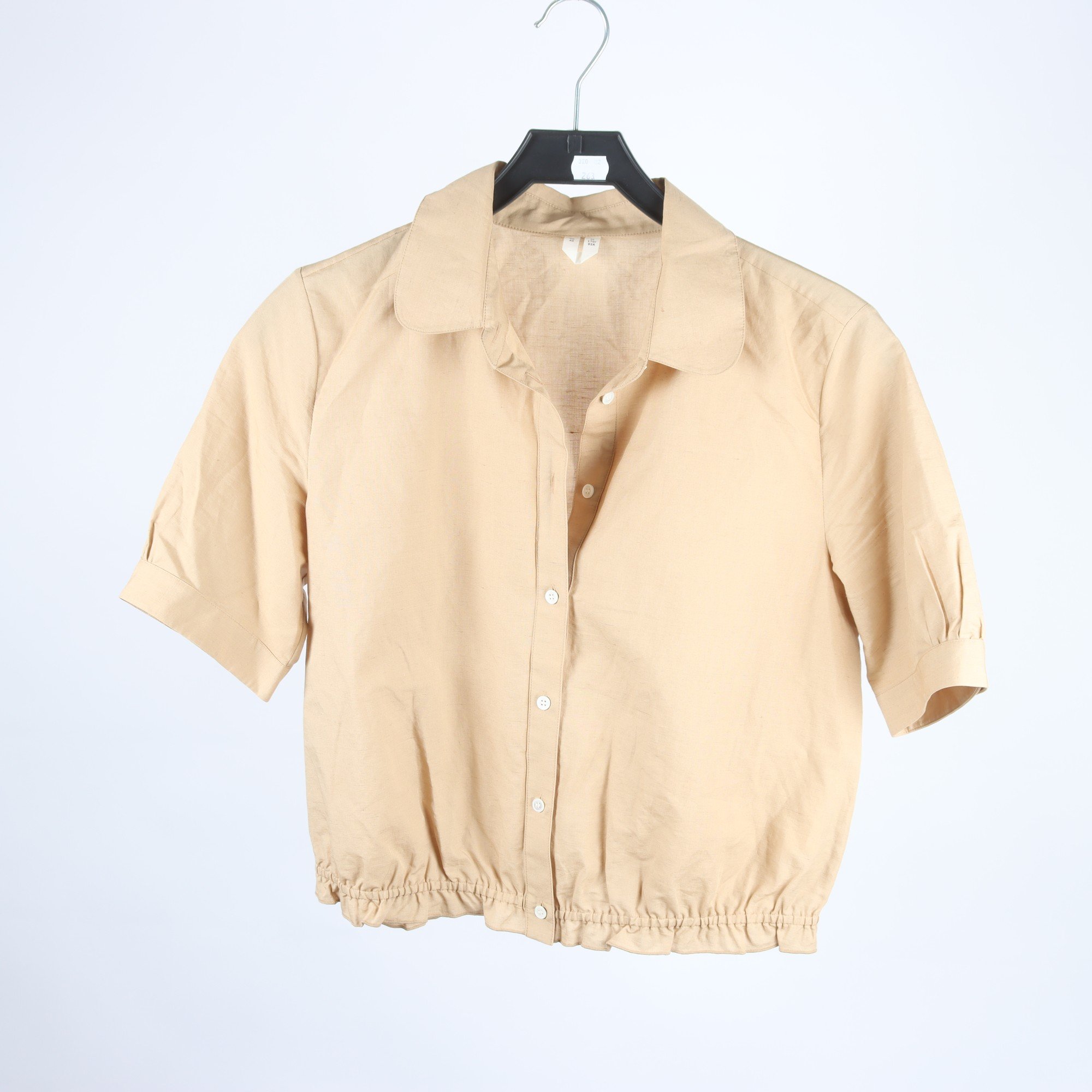 Blus, Arket, brun, stl. 40.