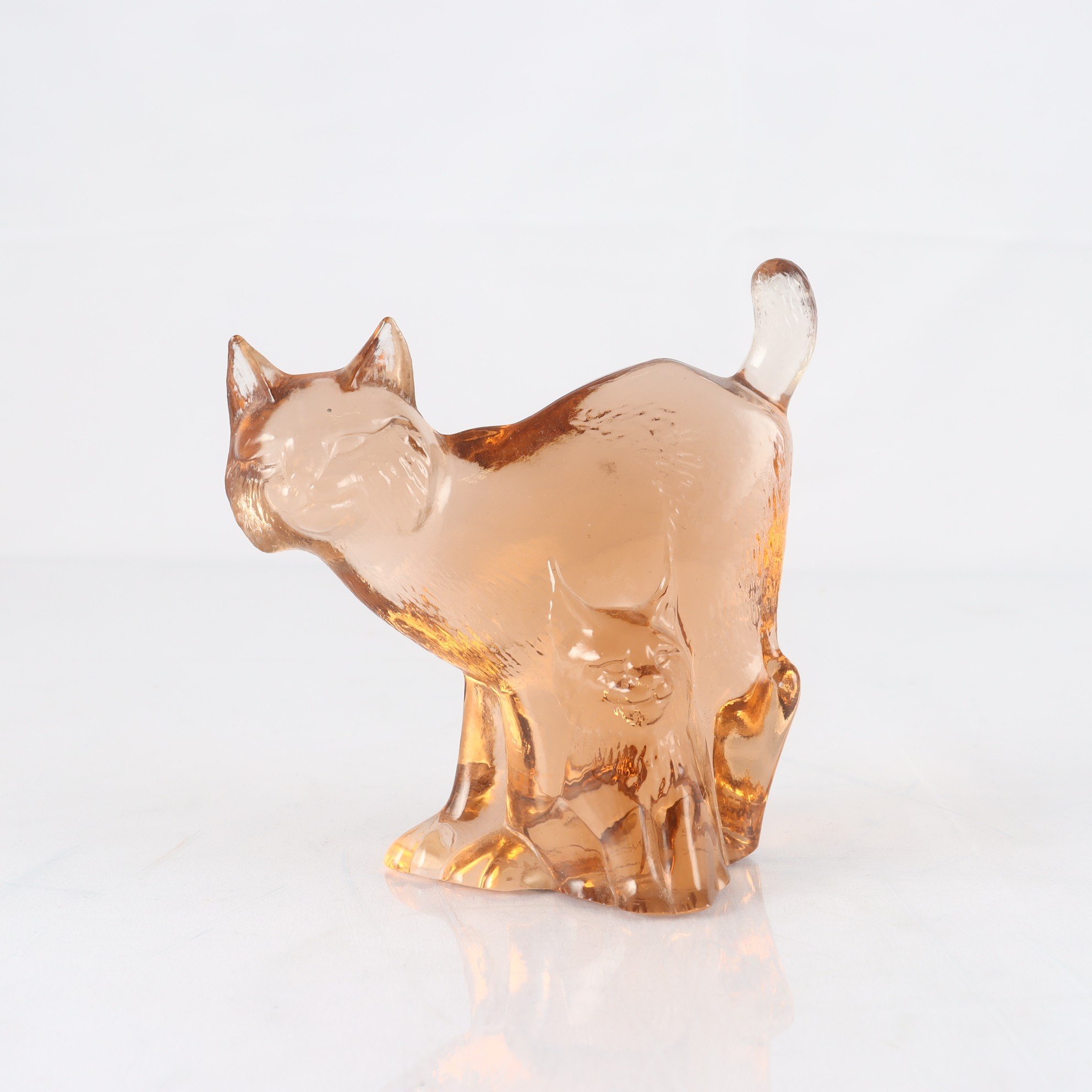 Figurin, Lynx, Svenskt Glas, W.W.F, Paul Hoff, signerad