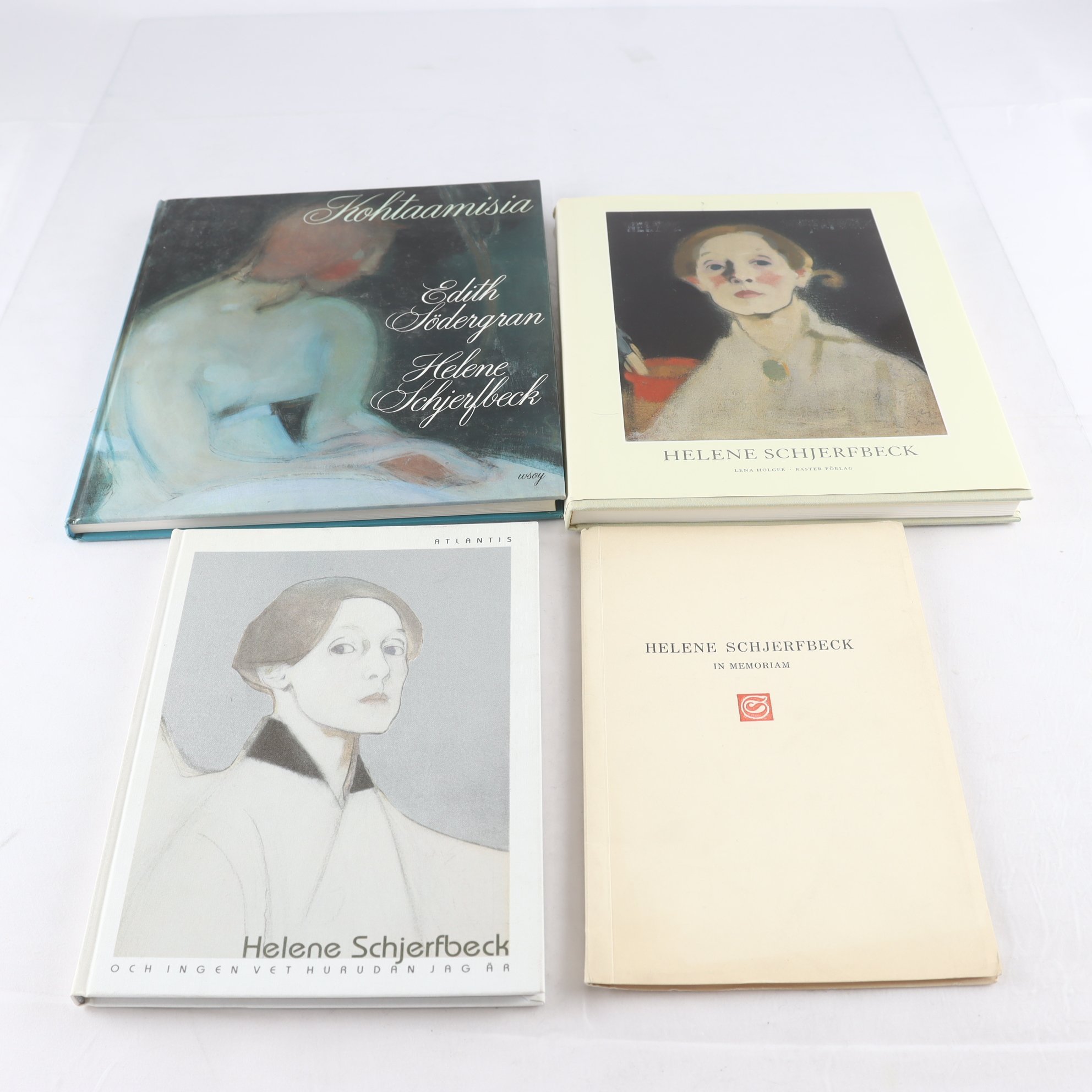Helene Schjerfbeck, bokpaket med 4 volymer
