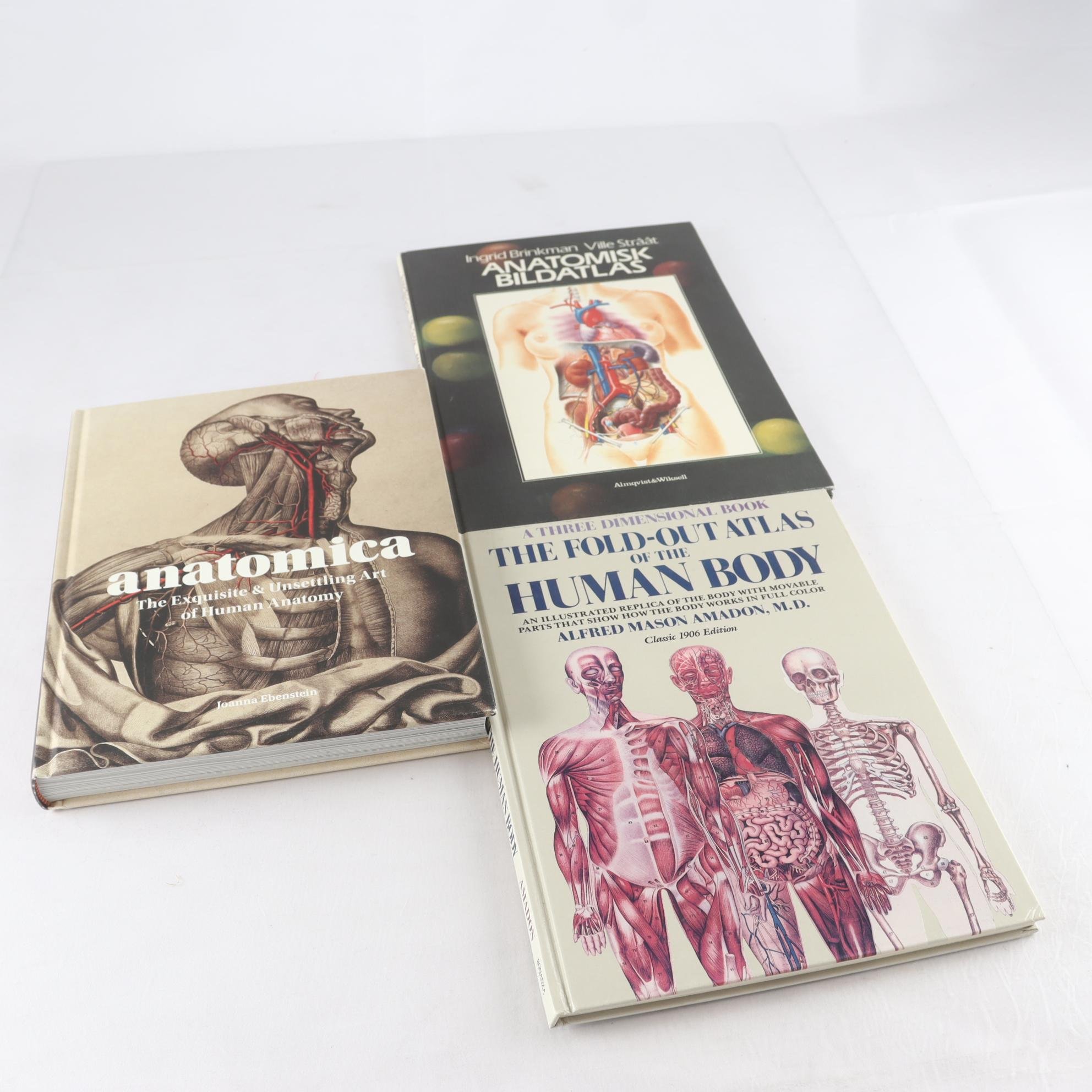 Anatomiska illustrationer, bokpaket med 3 volymer