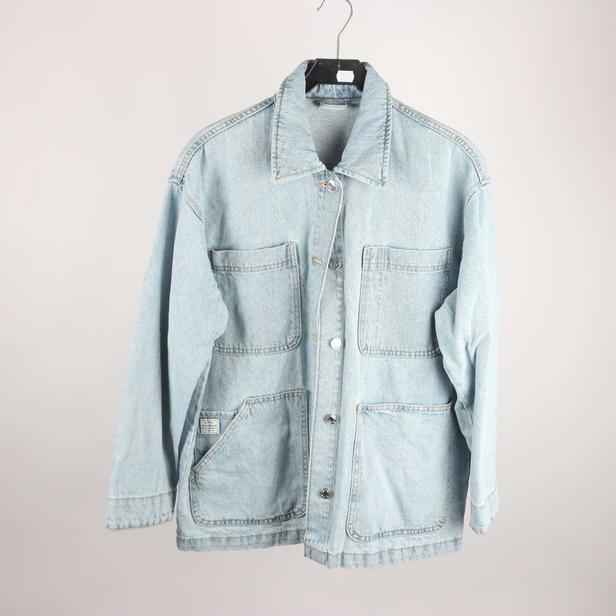 Jeansjacka, Pull & Bear, blå, stl. ca. S.