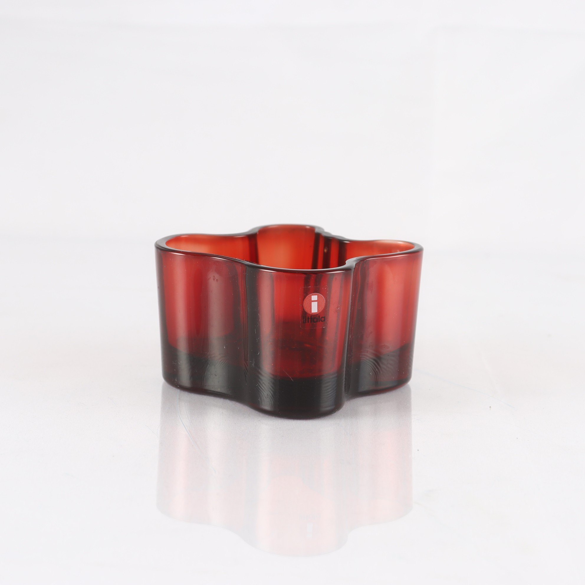 Ljuslykta, glas, ”Savoy”, Alvar Aalto, Iittala, Finland, 1900-tal