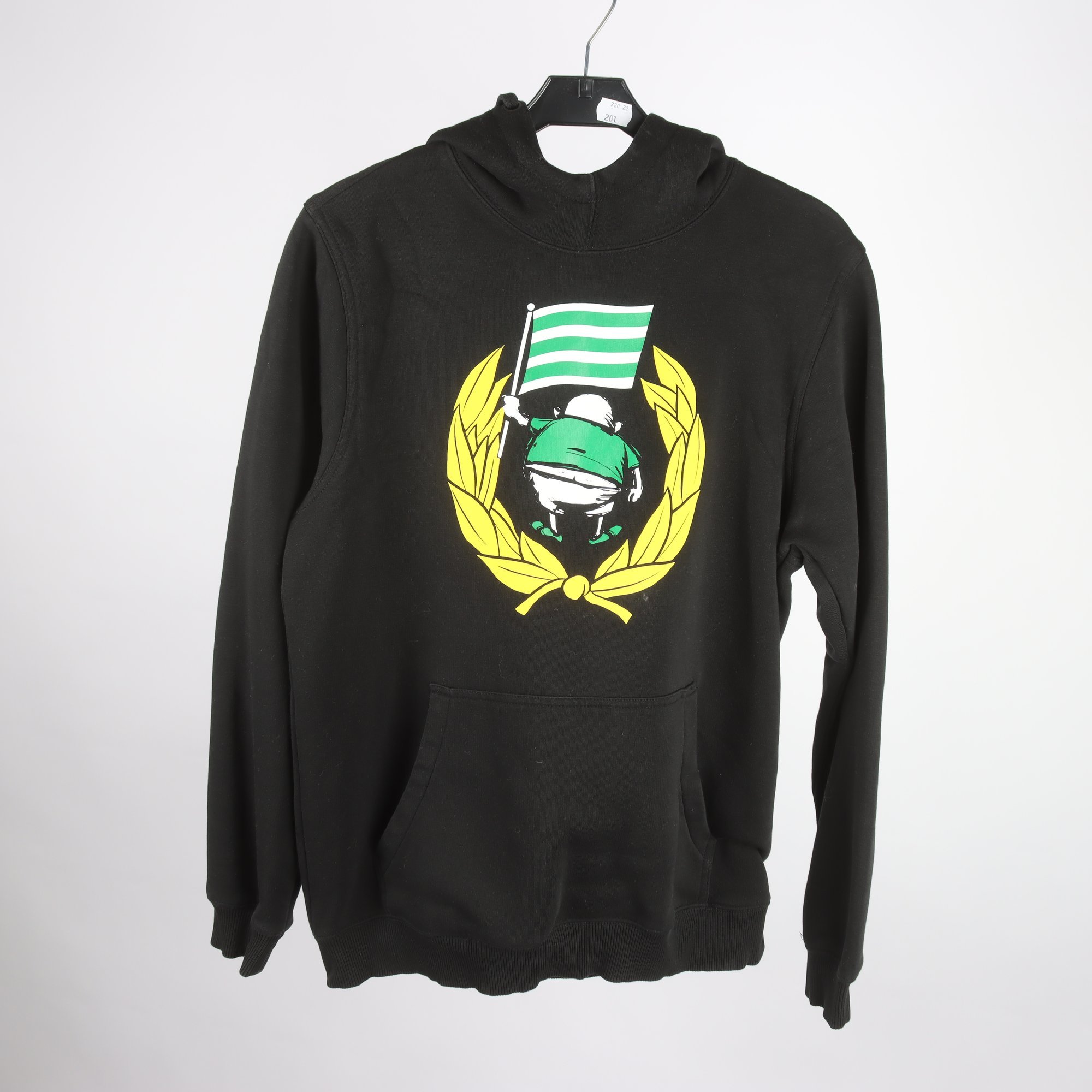 Hoodie, HIF Hammarby, svart, stl. S