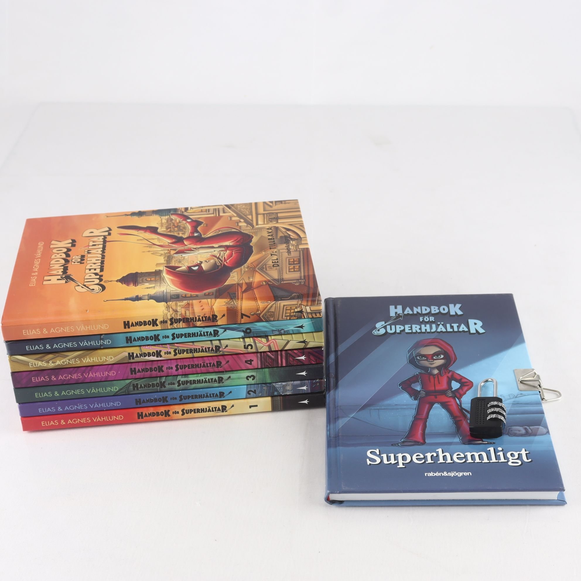 Handbok för superhjältar, Del 1-7 + Superhemligt