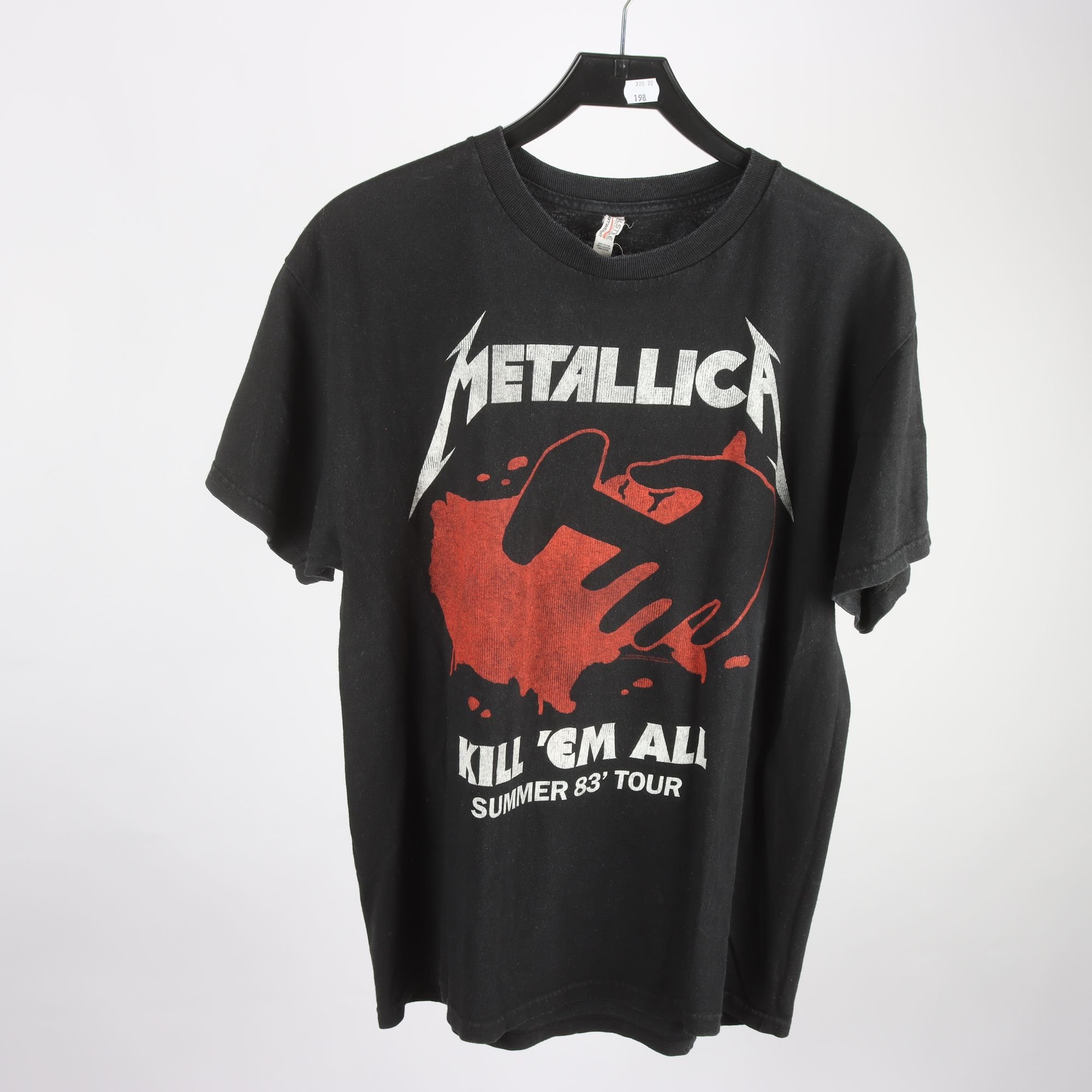 T-shirt, Metallica, Kill ém all summer 83`tour, svart, stl. L