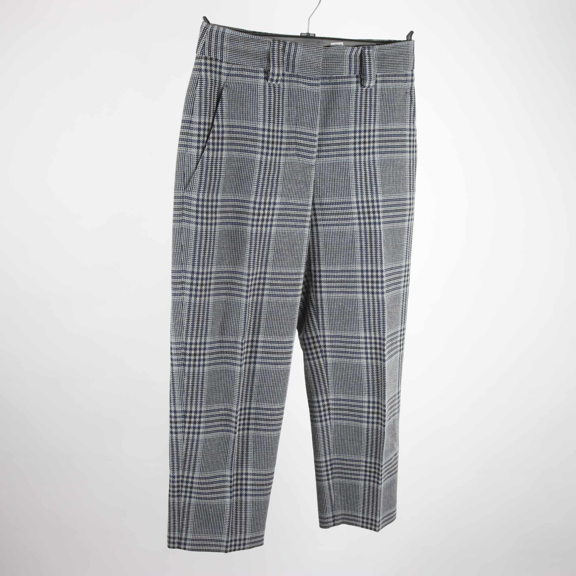 Byxor, Acne Studios, blå, rutig, stl. 34