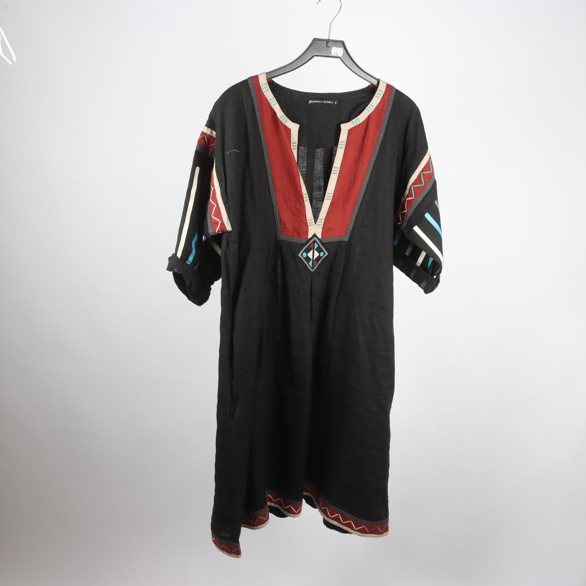 Klänning, Gudrun Sjödén, svart, linne, stl. M